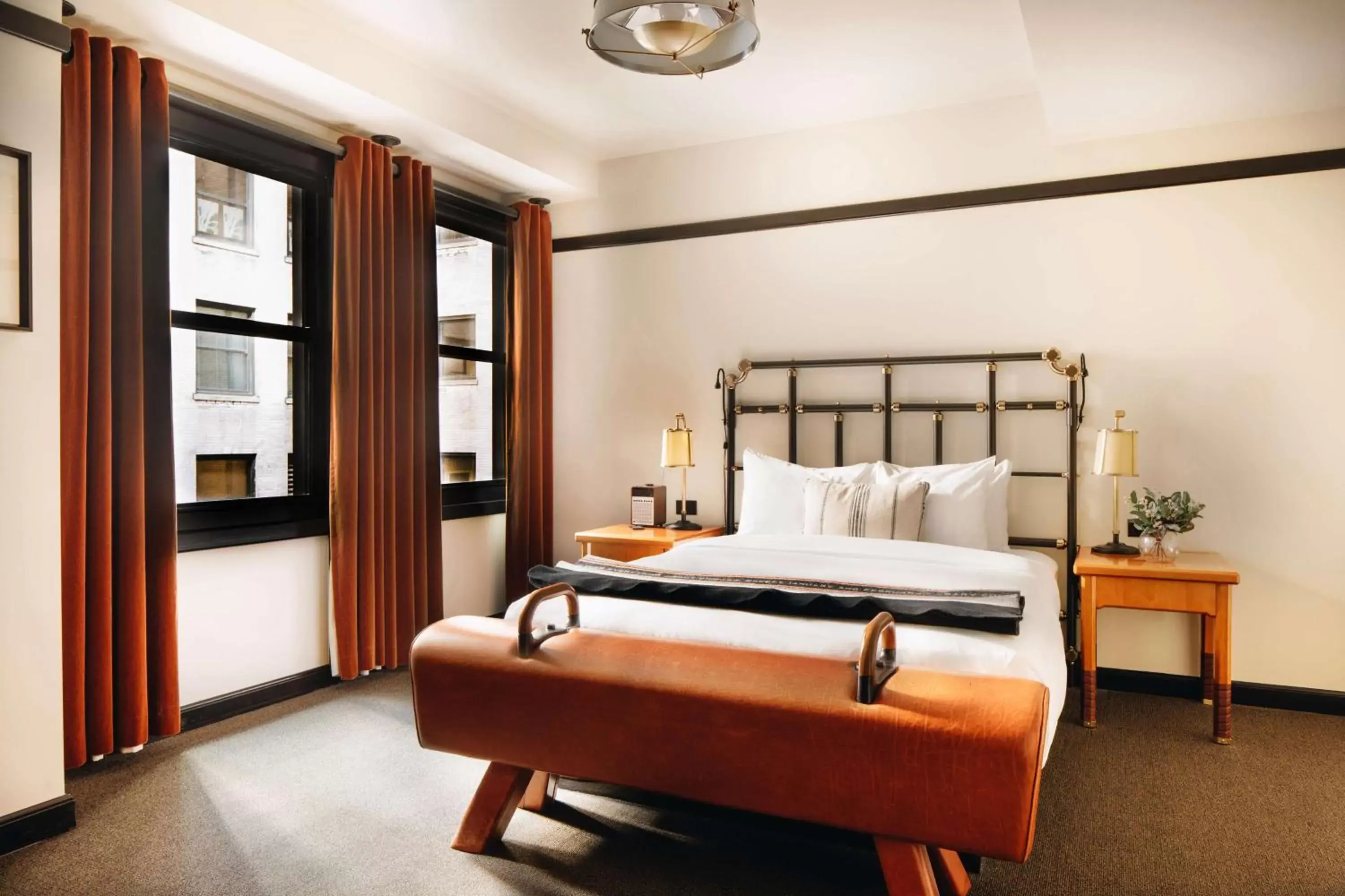 Bedroom, Bed in Chicago Athletic Association, part of Hyatt