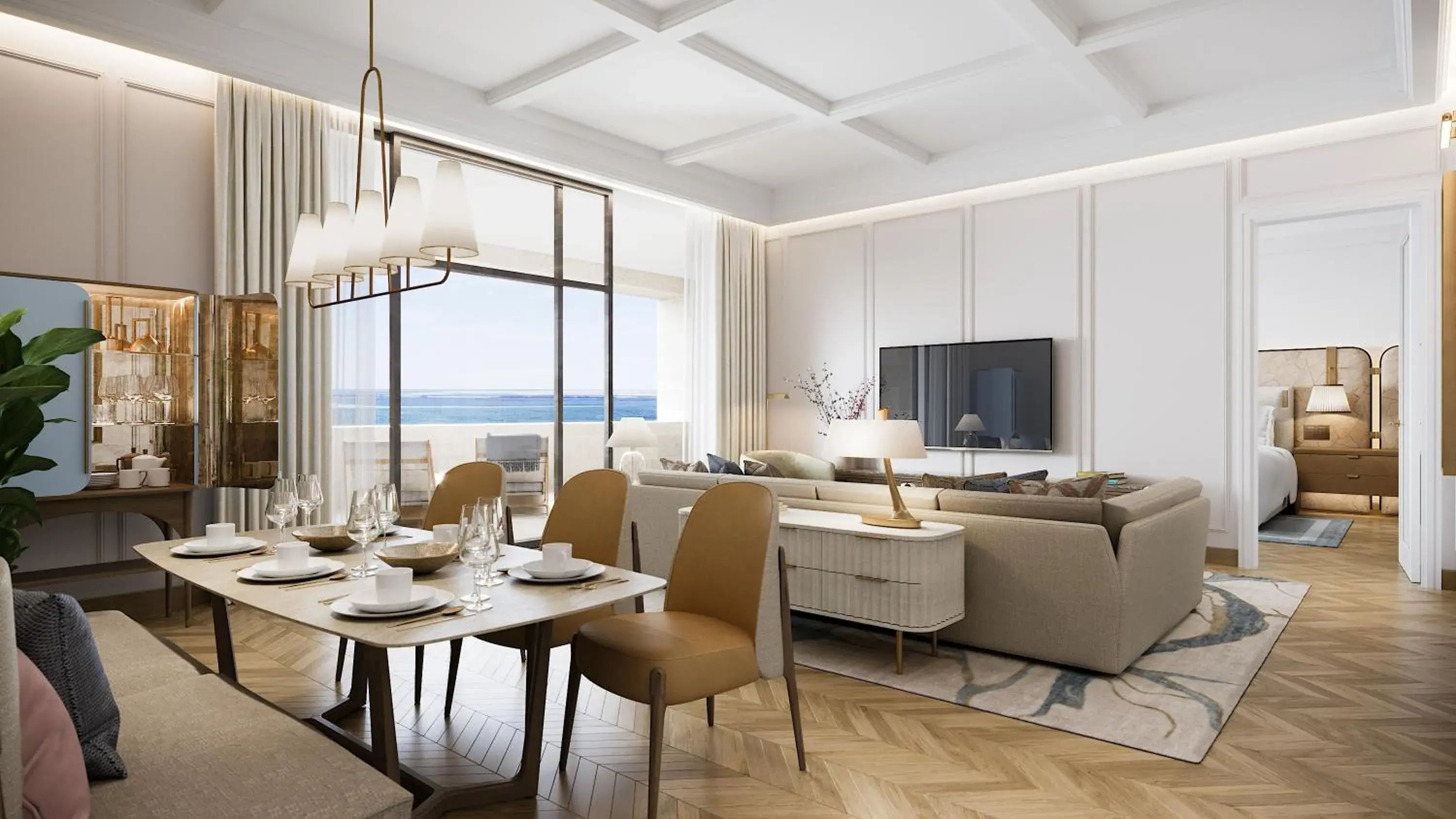 Living room in Four Seasons Resort and Residences at The Pearl - Qatar