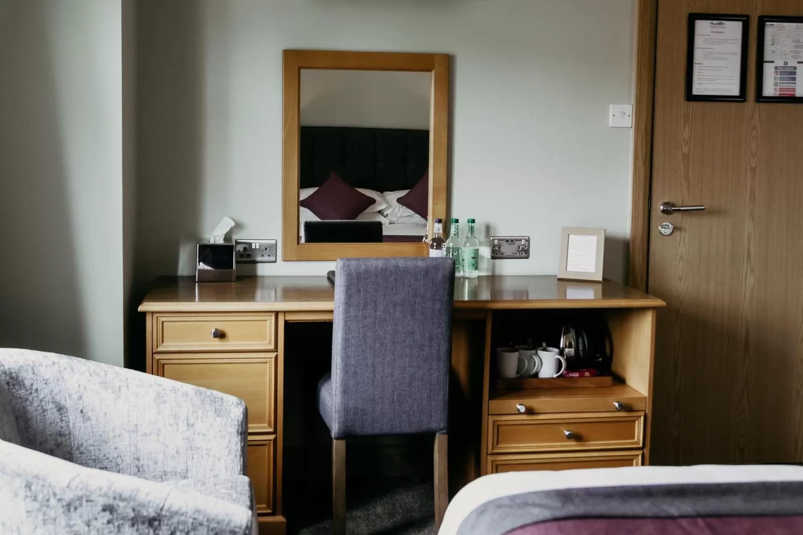 Bed in St. Davids Cross Hotel