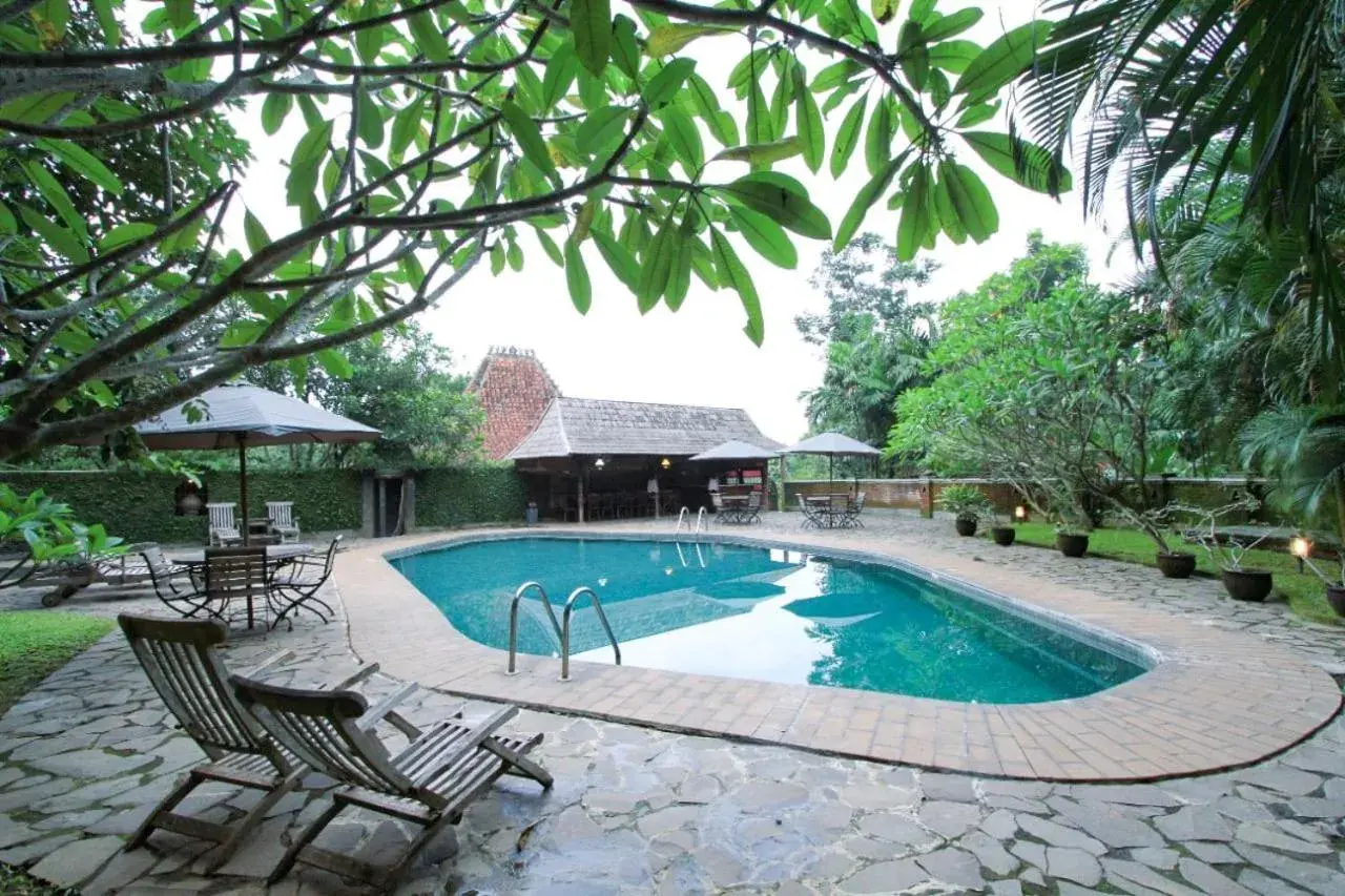 Swimming Pool in Hills Joglo Villa