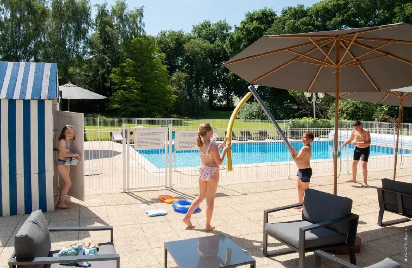 Swimming Pool in Novotel Bayeux