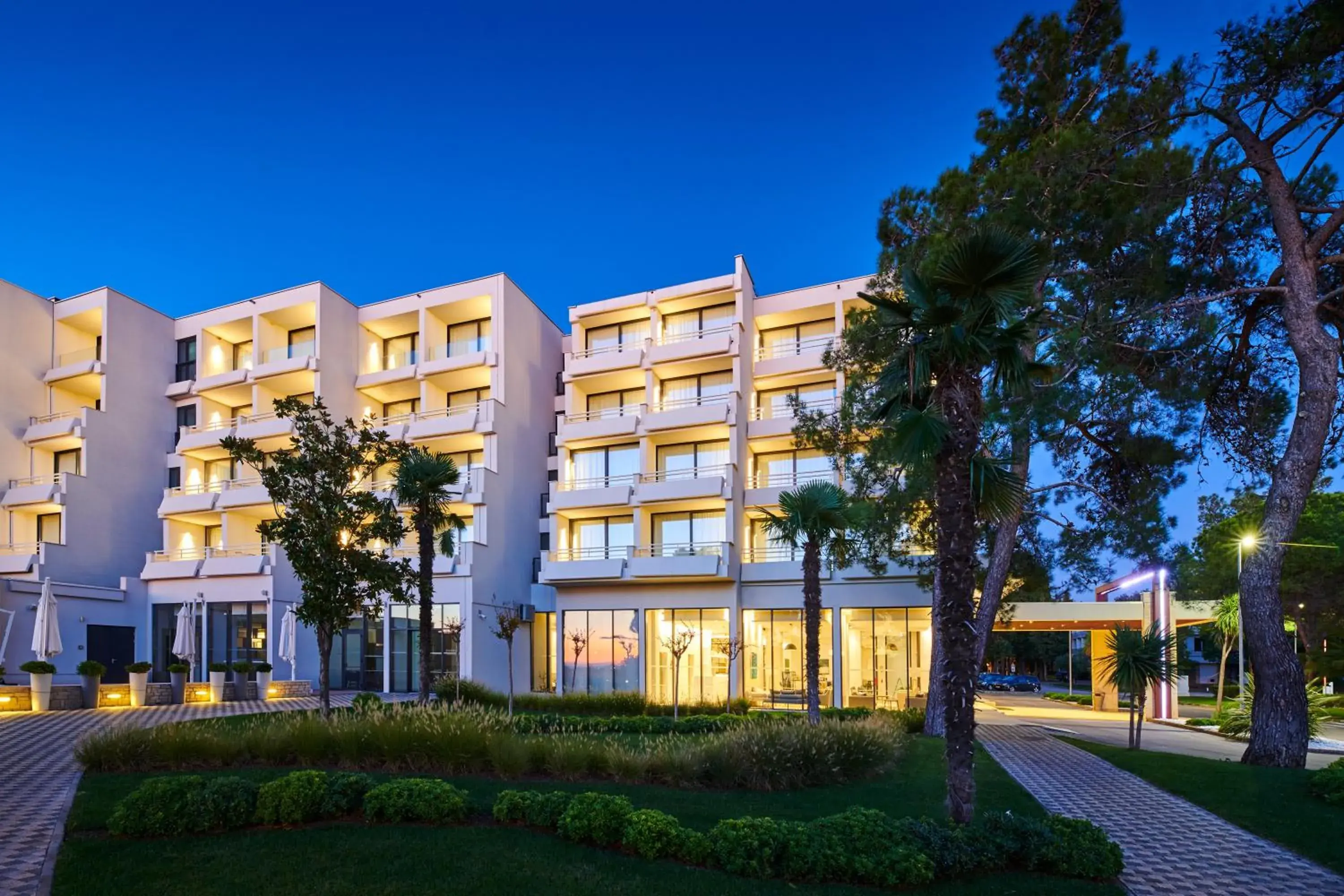 Property building in Hotel Sipar Plava Laguna Property building in Hotel Sipar Plava Laguna