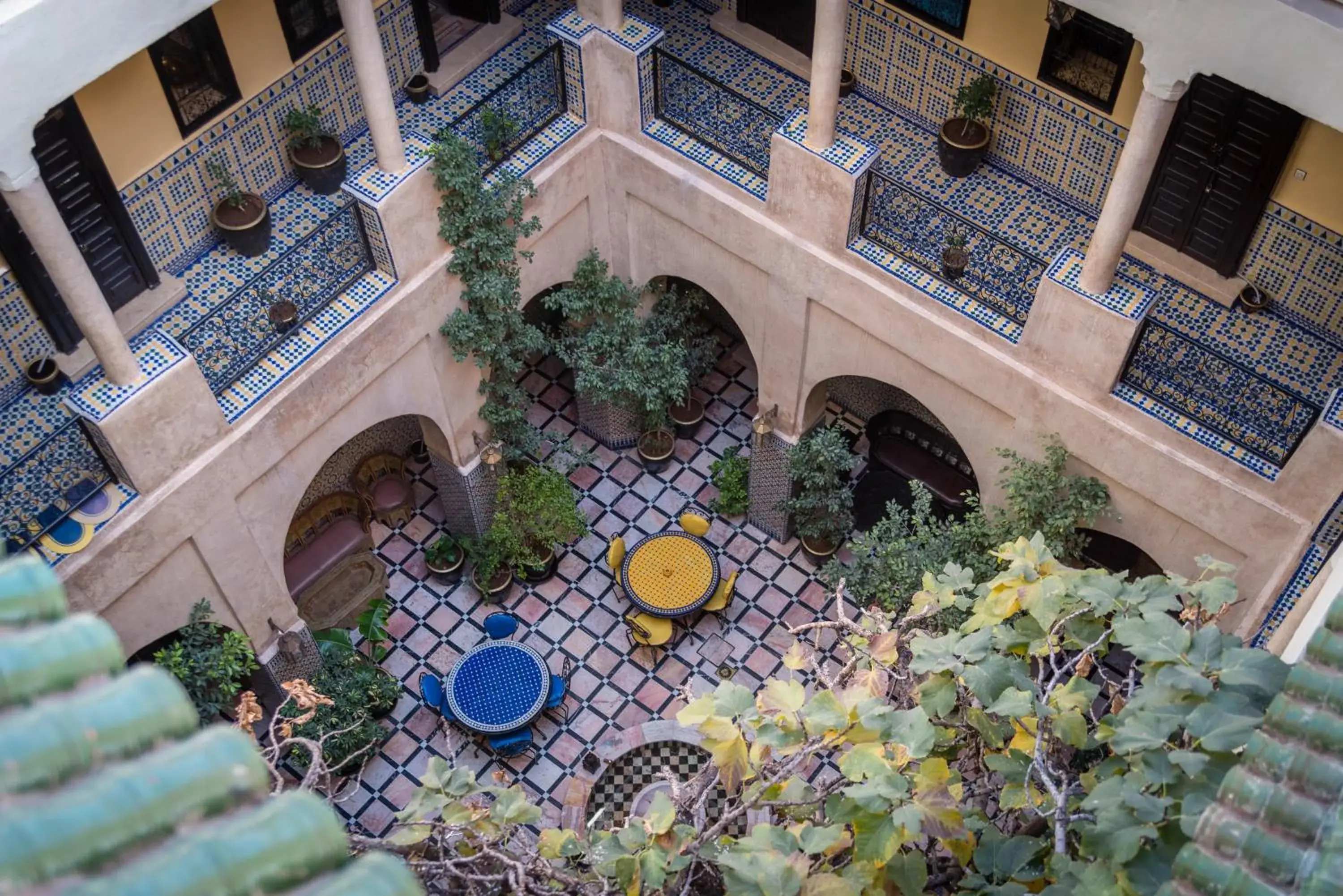 Patio in Riad Omar