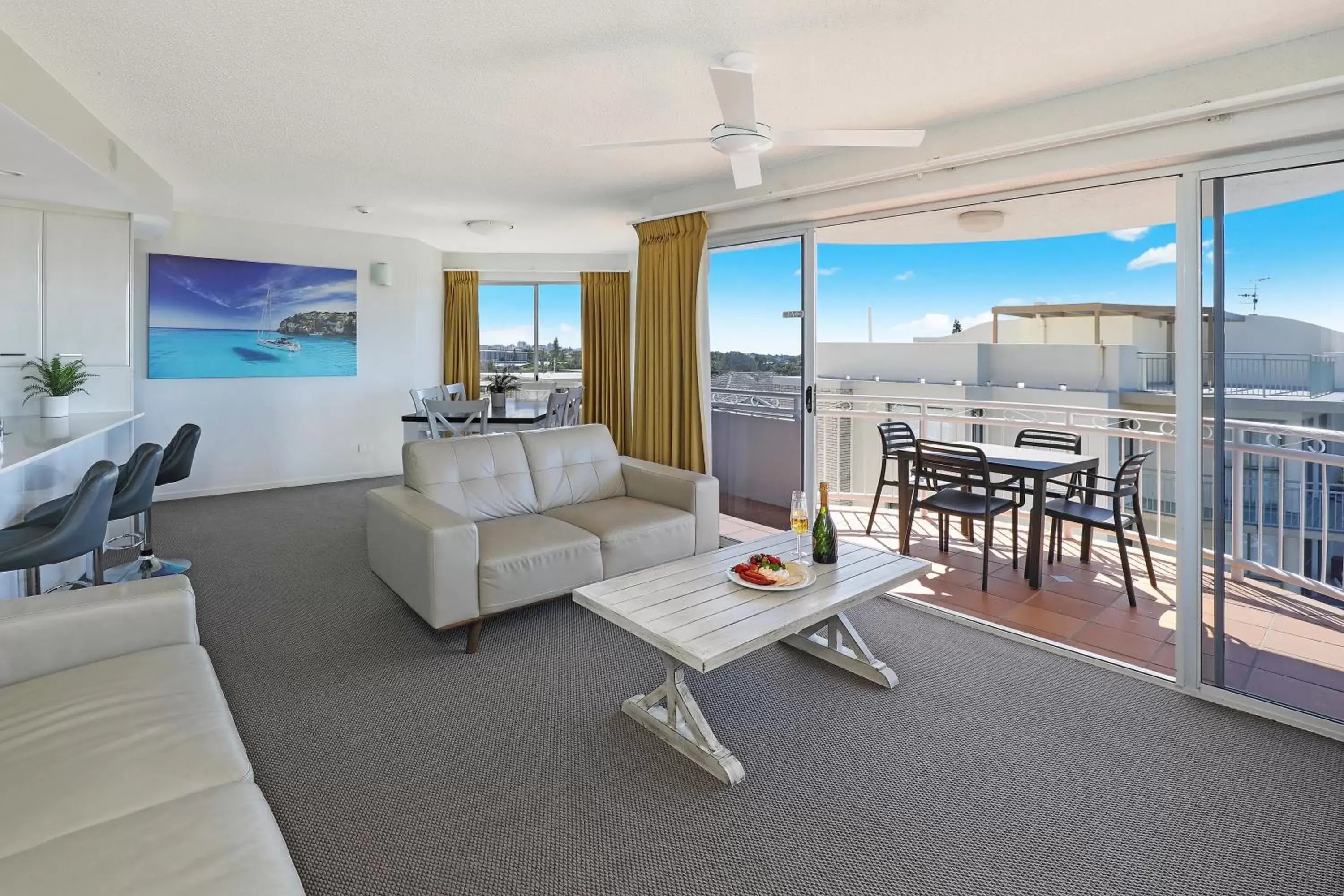 Seating Area in Beachside Resort Kawana Waters