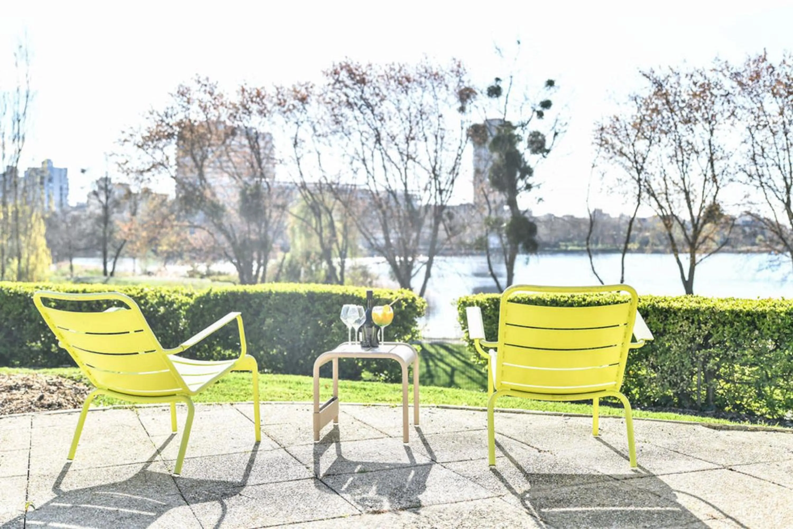 Lake view in Novotel Paris Créteil Le Lac