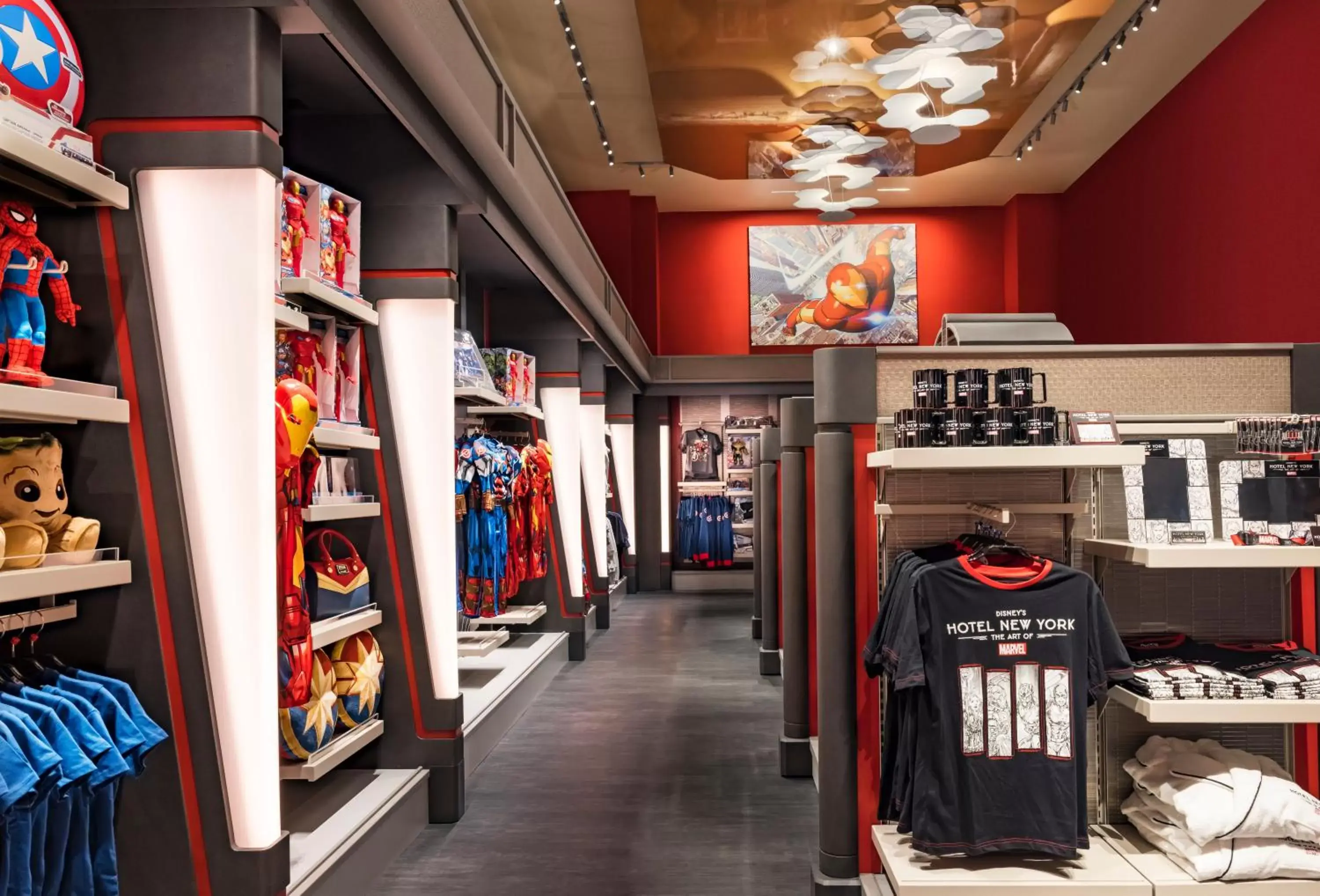 Shopping Area, Restaurant/Places to Eat in Disney Hotel New York - The Art of Marvel