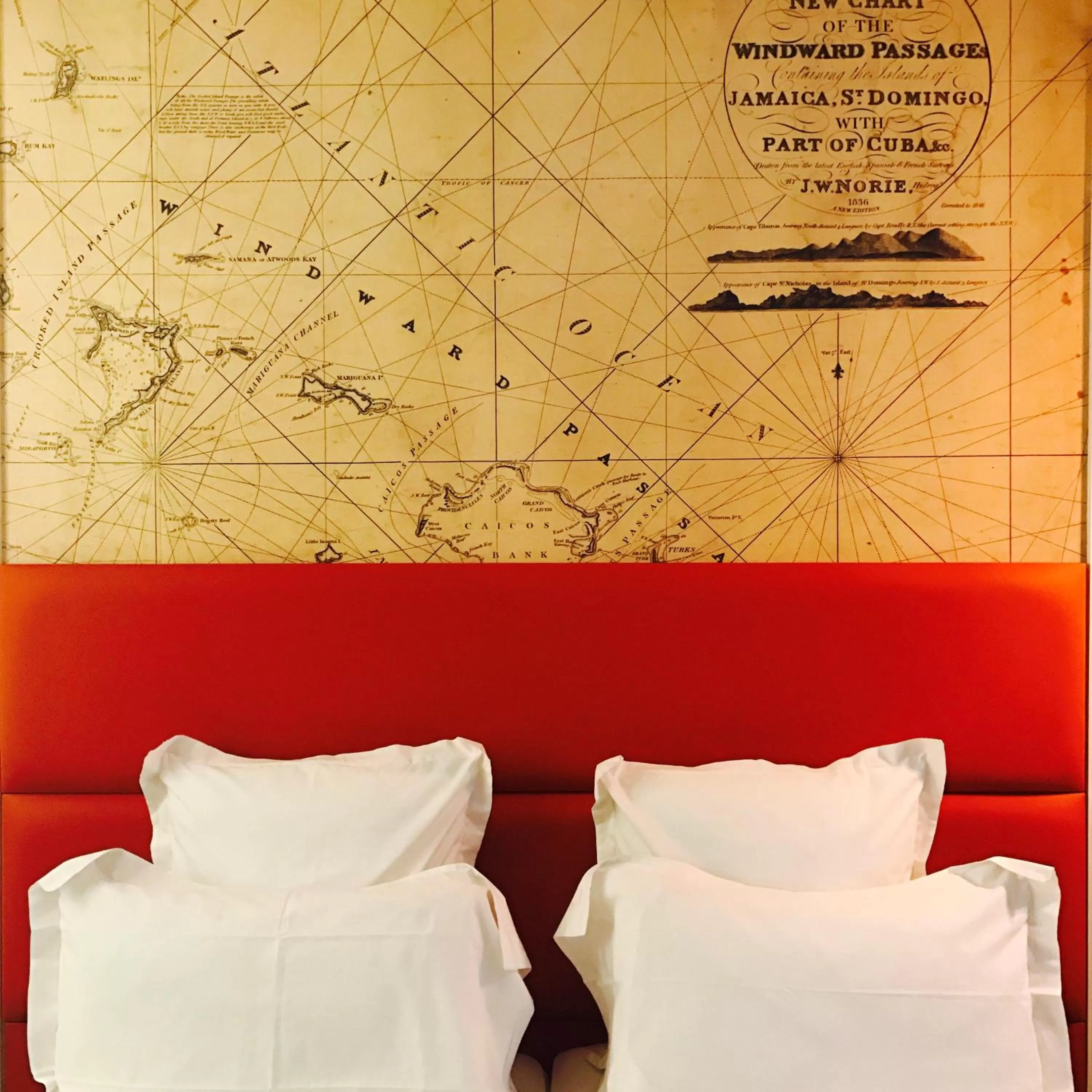 Decorative detail, Bed in Hotel Scarlett