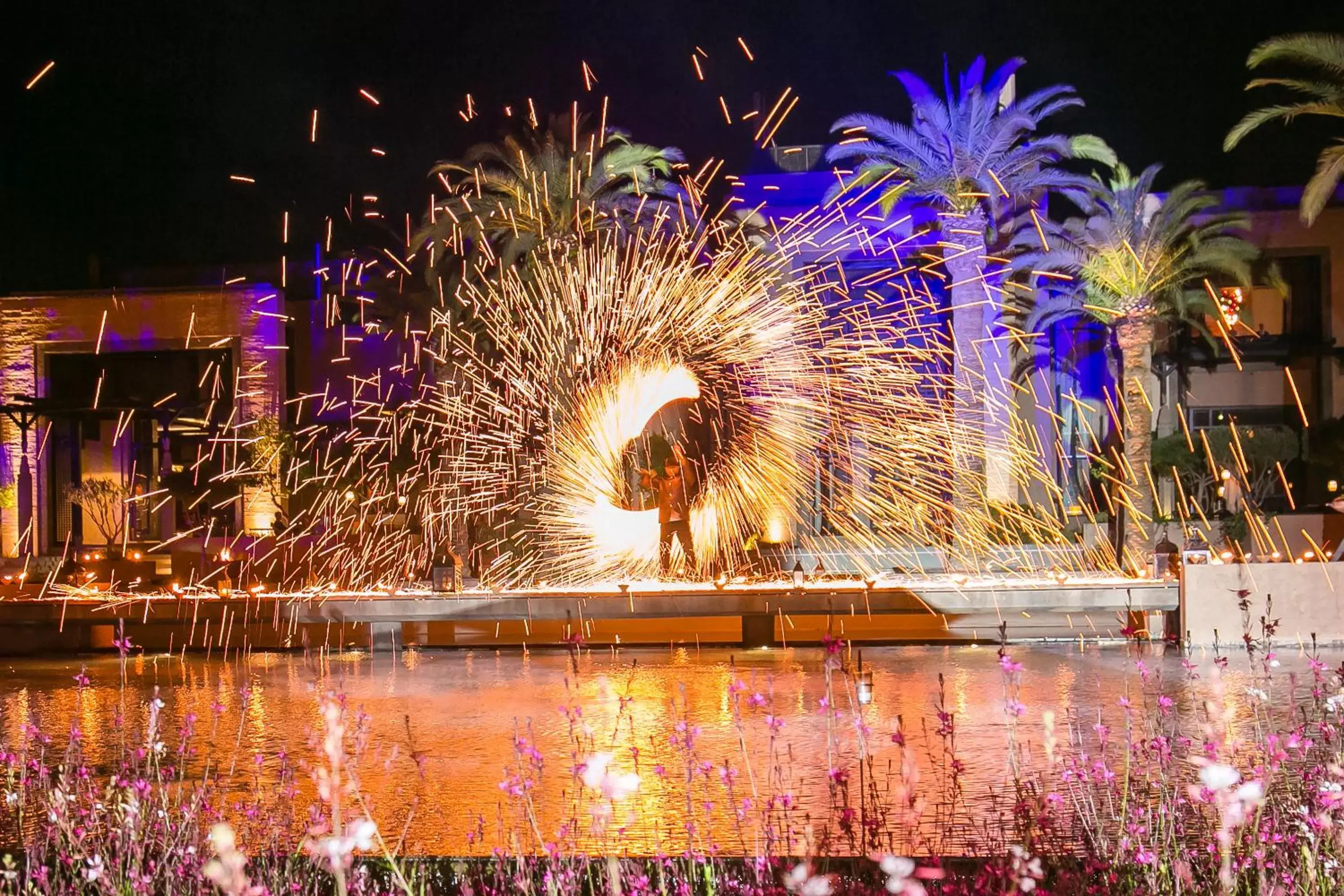 Evening entertainment in Fairmont Royal Palm Marrakech