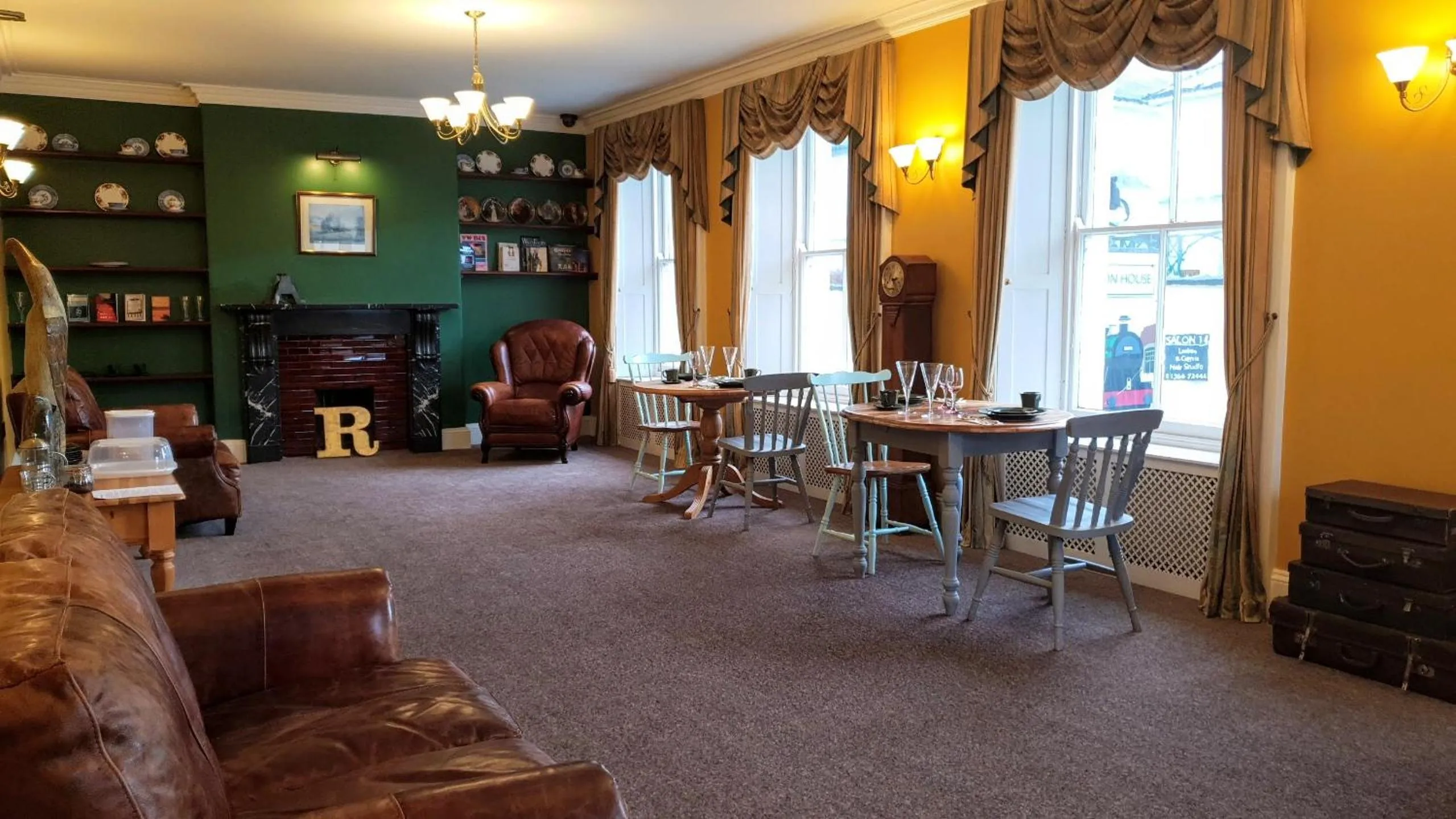 Communal lounge/ TV room in Station House, Dartmoor and Coast located, Village centre Hotel
