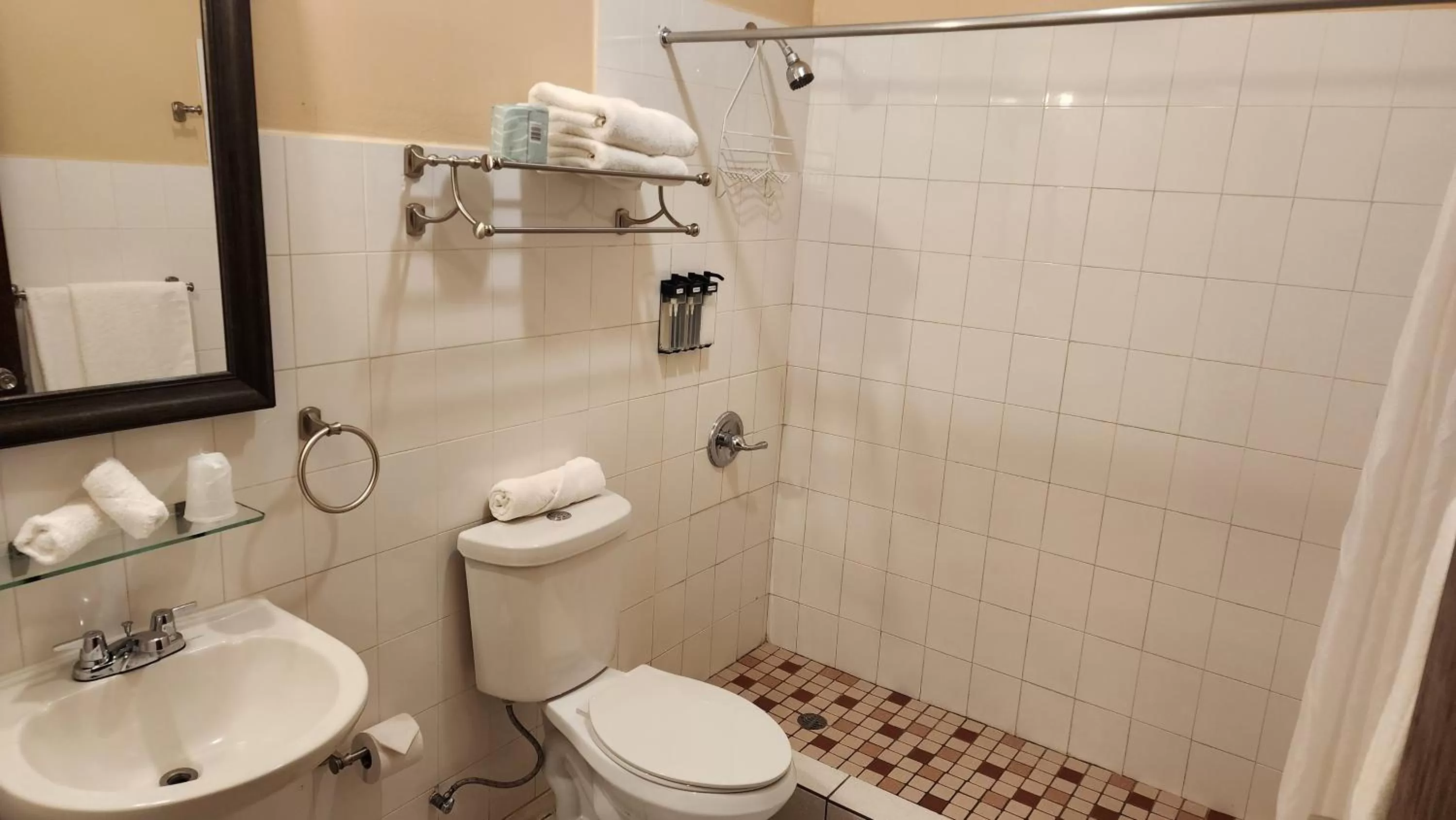 Bathroom in Combate Beach Resort