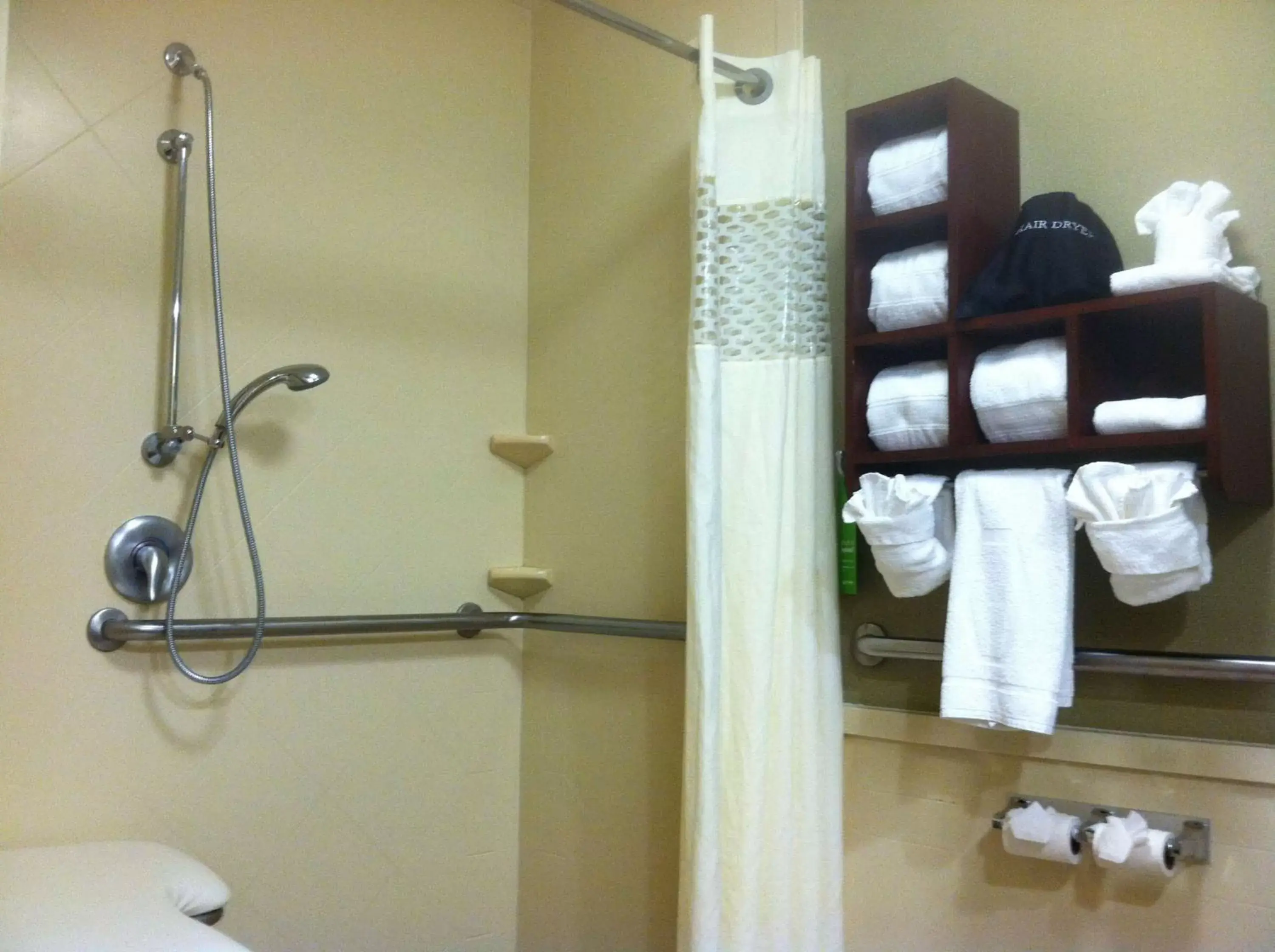 Double Room with Roll-In Shower - Mobility/Hearing Accessible/Non-Smoking in Hampton Inn New Bern