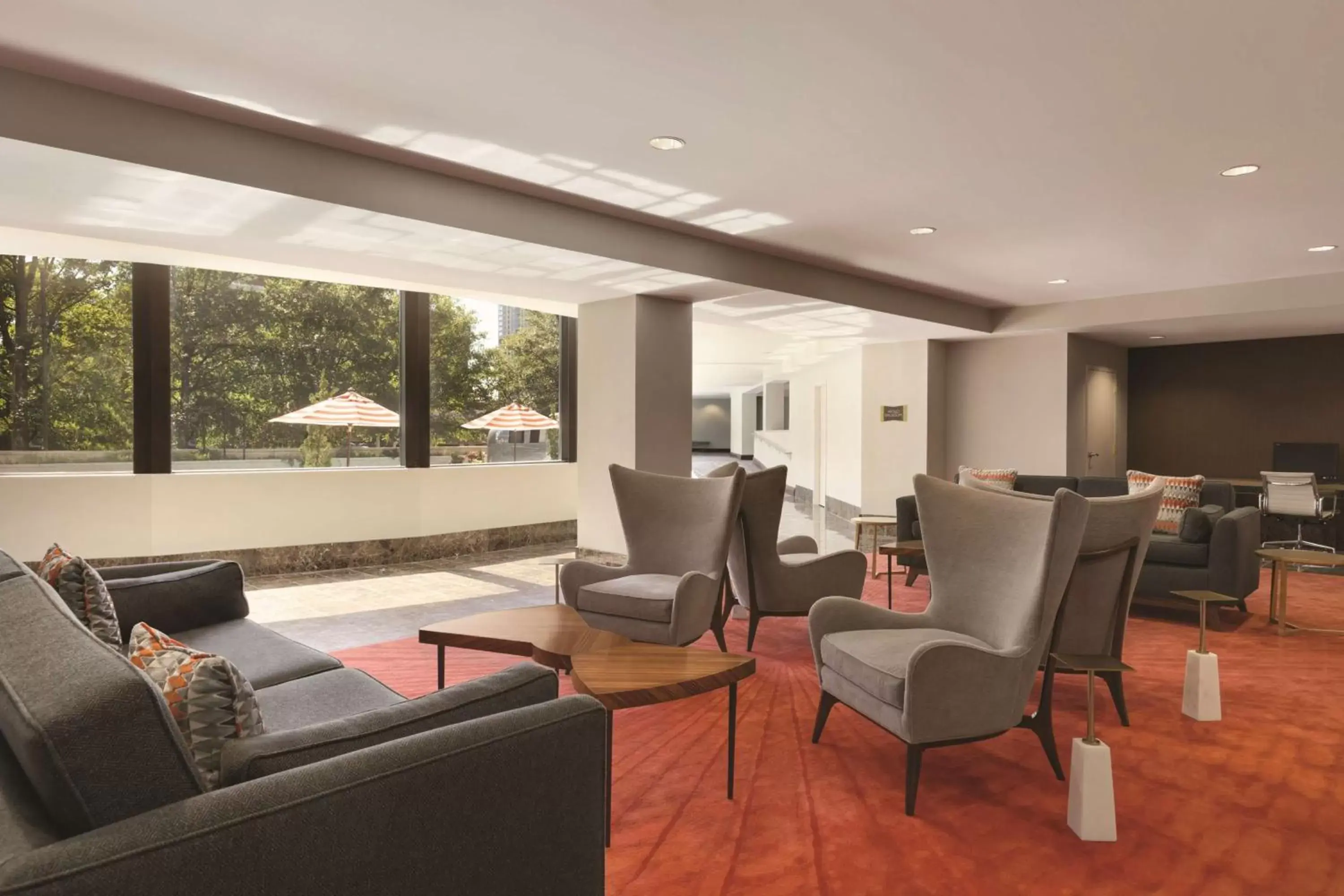 Lobby or reception, Seating Area in The American Hotel Atlanta Downtown-a Doubletree by Hilton