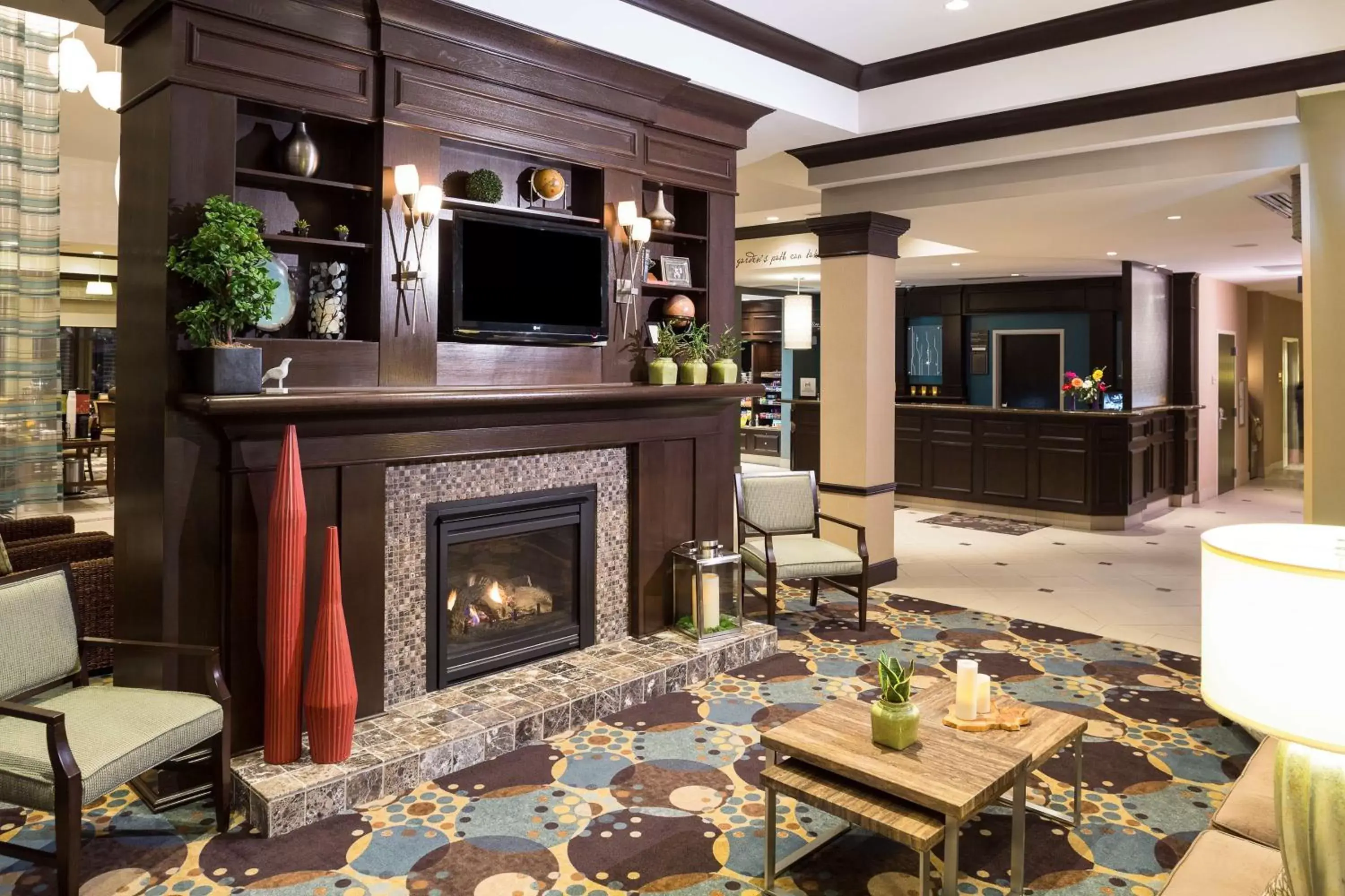 Lobby or reception, Restaurant/Places to Eat in Hilton Garden Inn Sioux Falls South