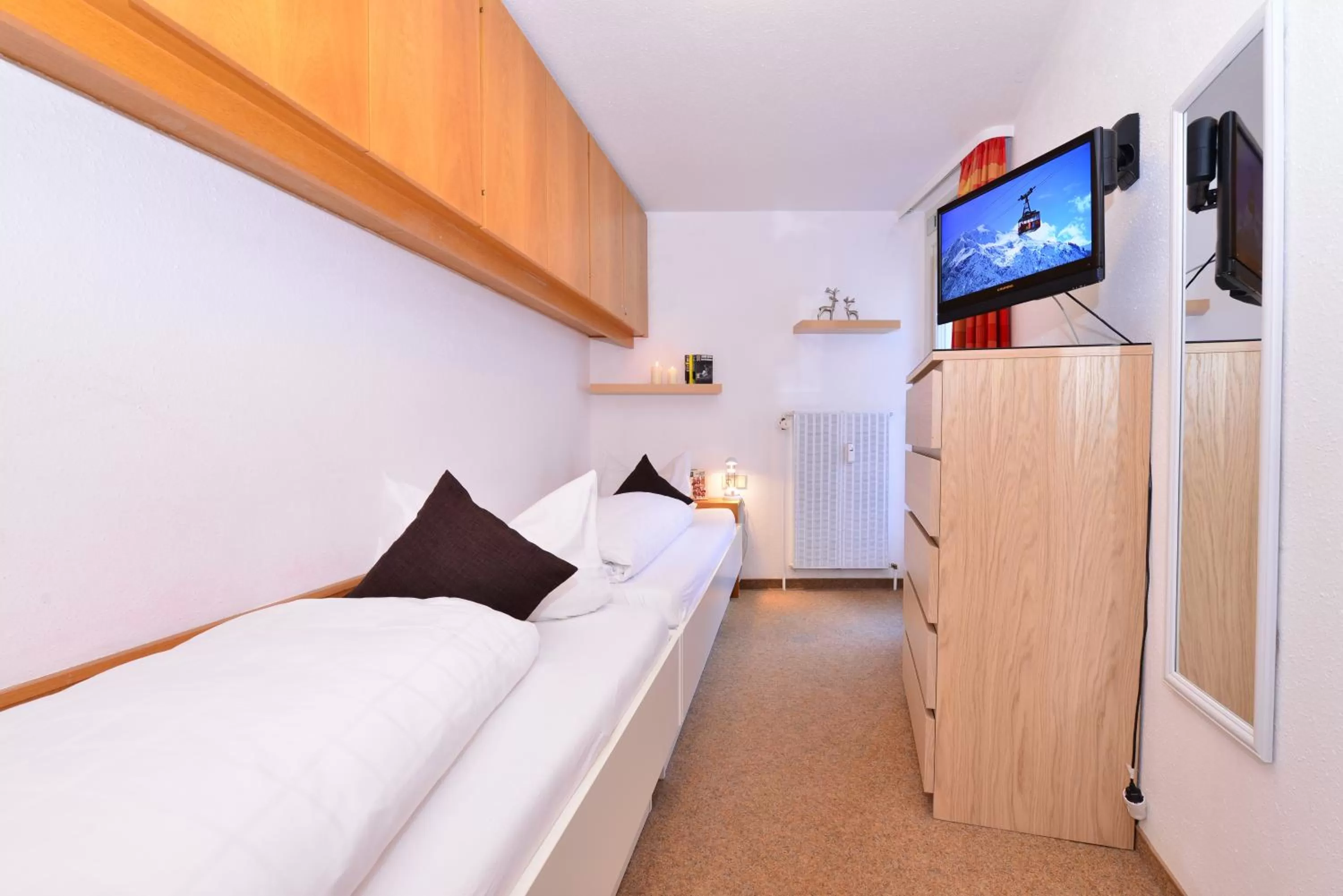 Bedroom, Bed in Familienhotel Kleinwalsertal