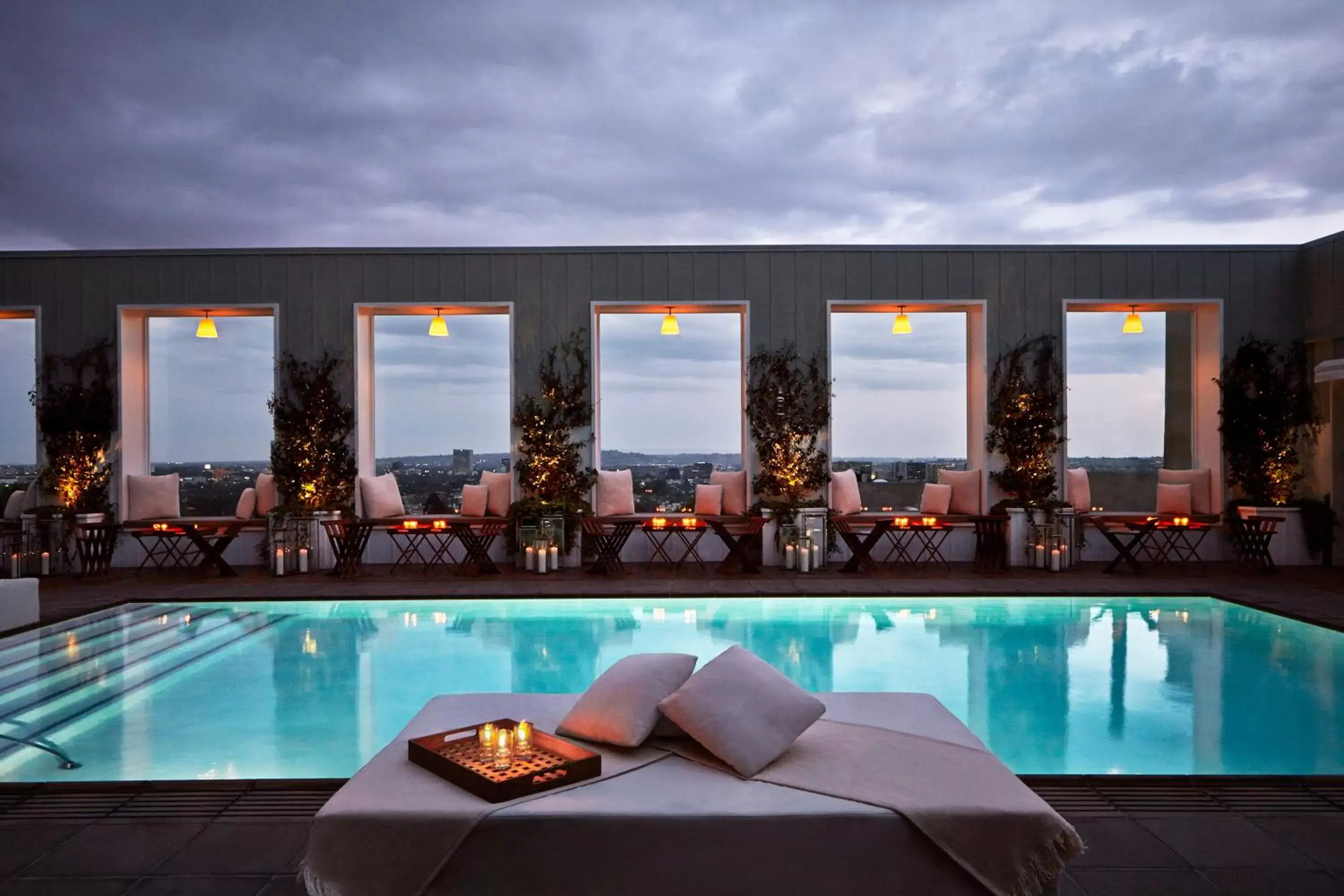 Swimming Pool in Mondrian Los Angeles in West Hollywood