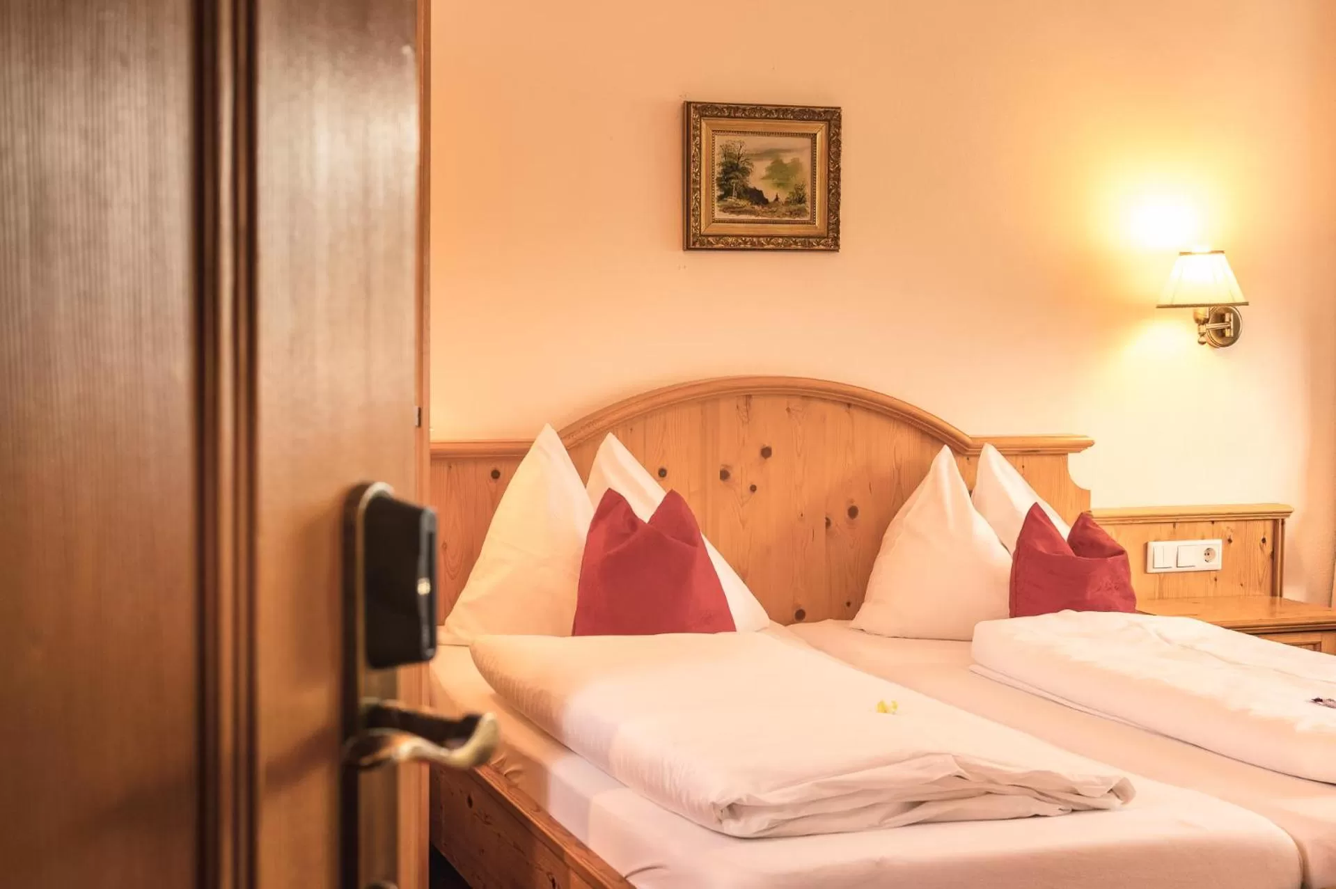 Bedroom, Bed in Hotel Schartner