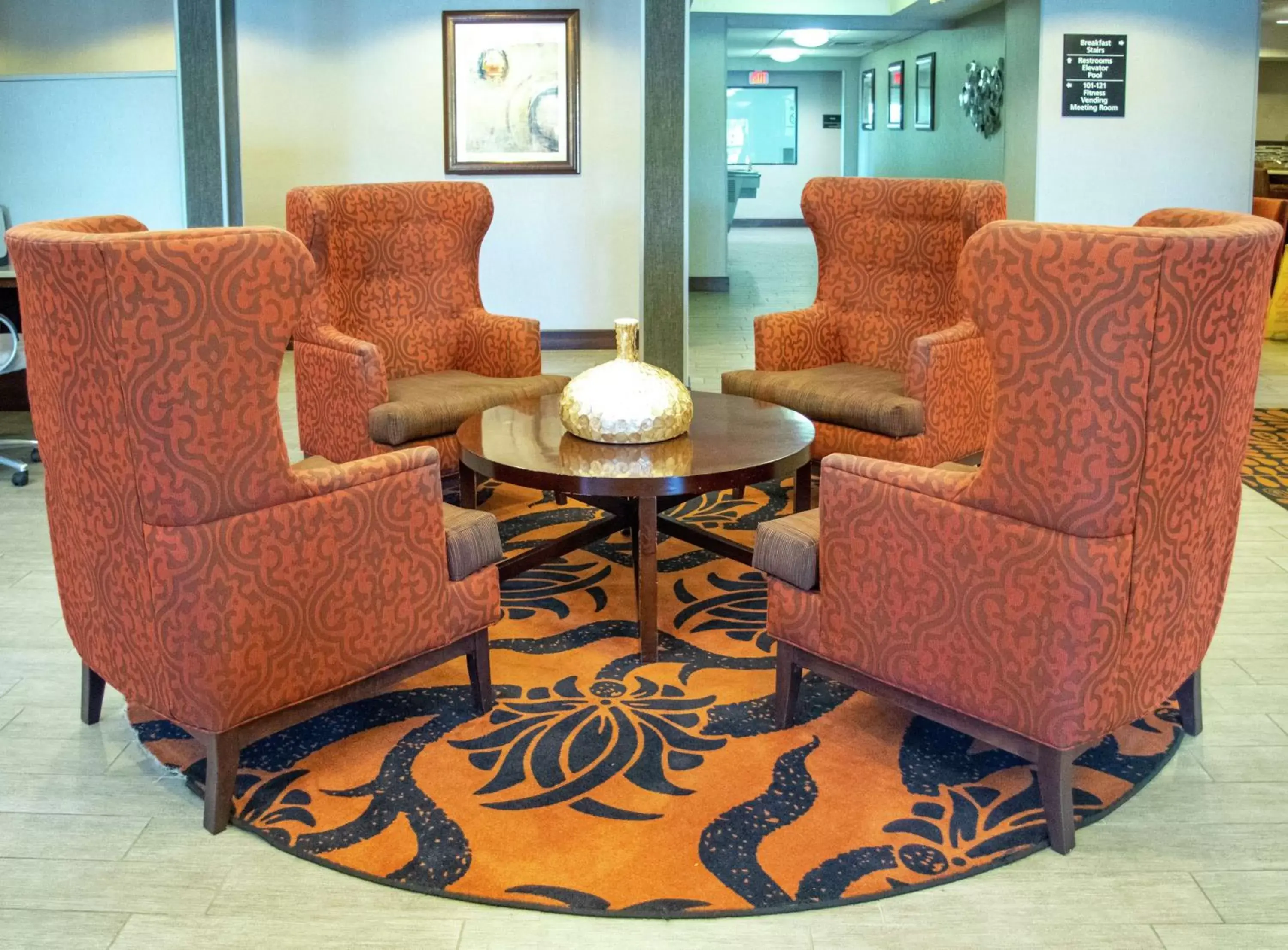 Lobby or reception, Seating Area in Hampton Inn St. Louis-Chesterfield