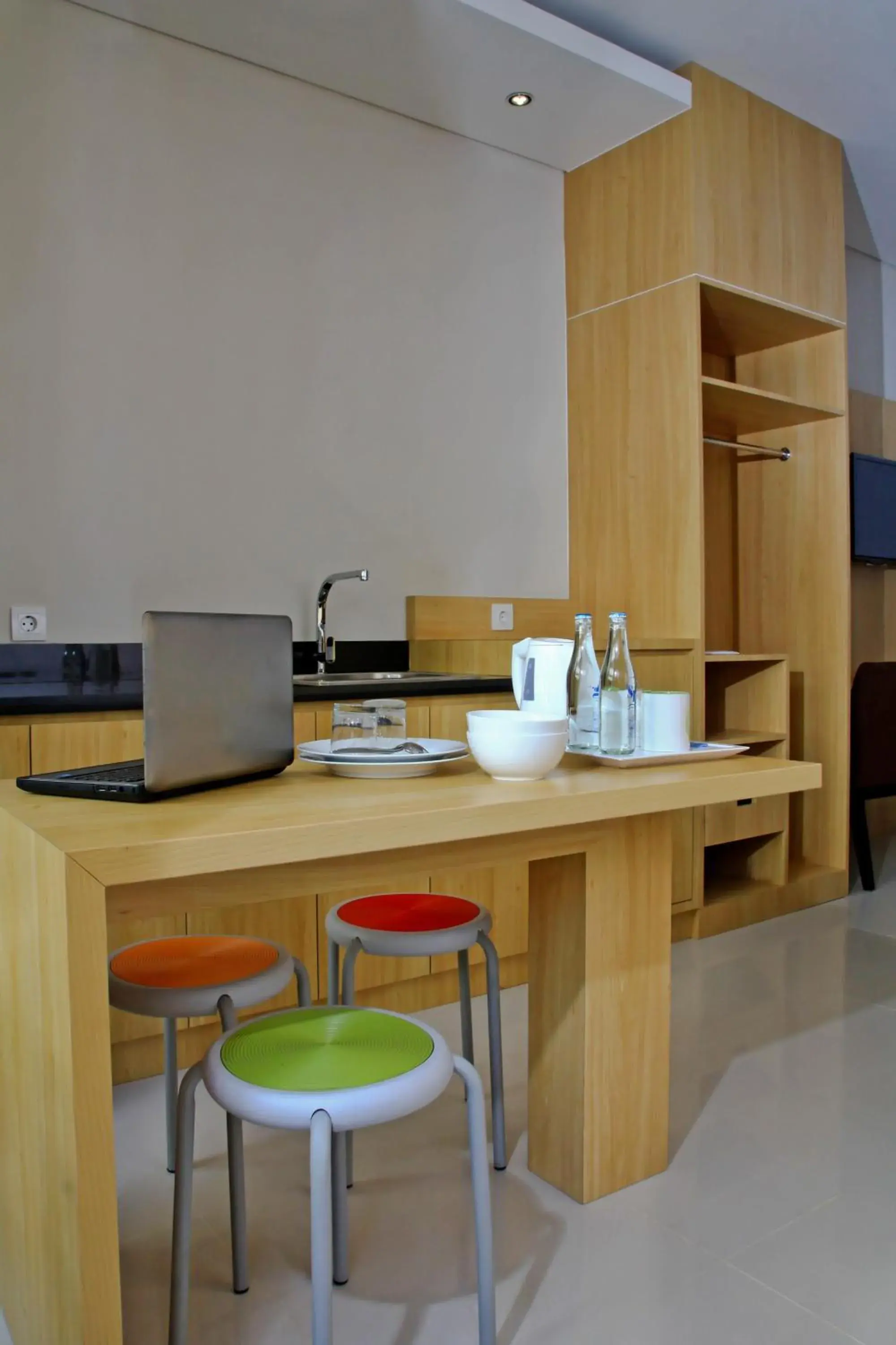 Kitchen or kitchenette in Choice Stay Hotel Denpasar