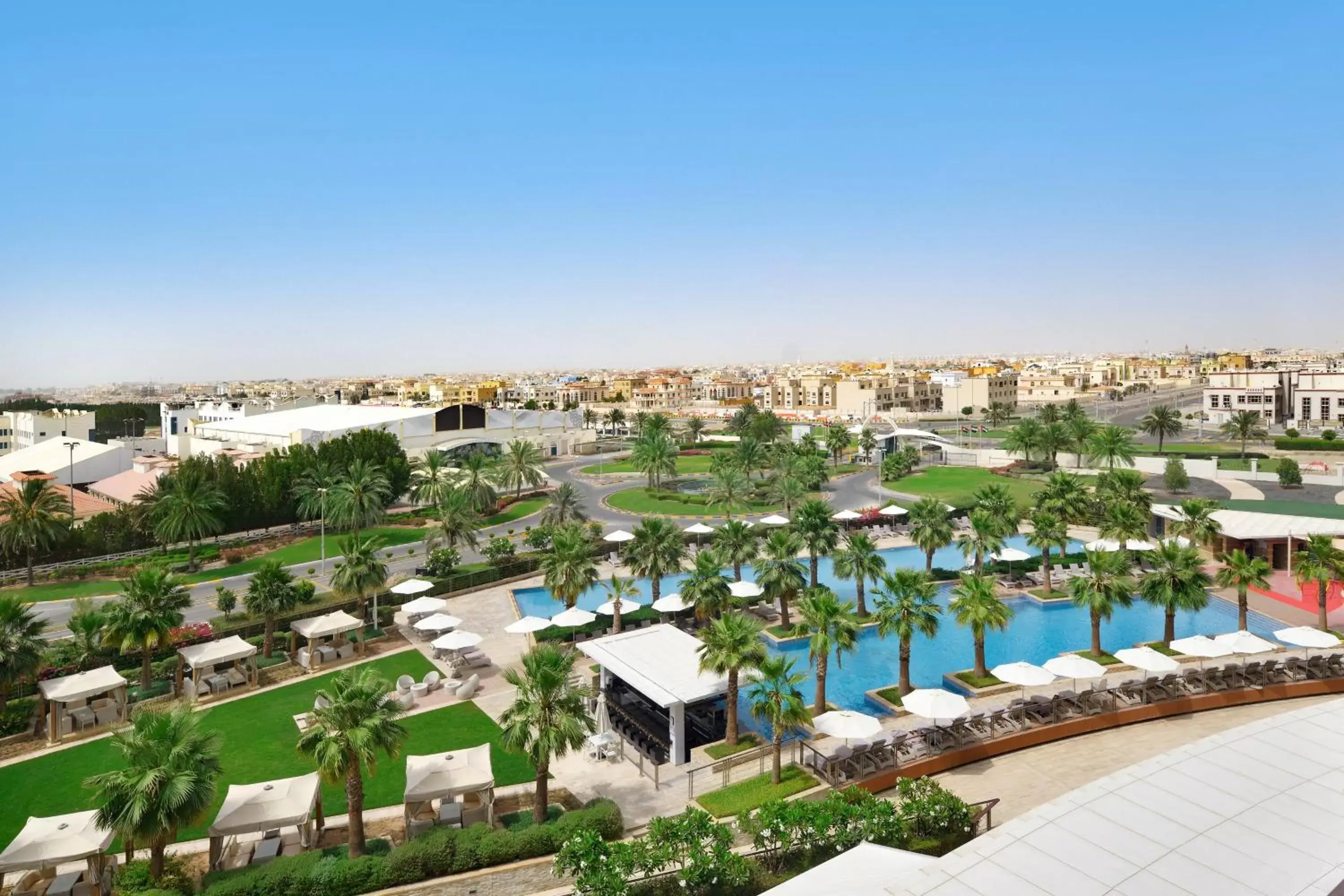 Swimming pool in Marriott Hotel Al Forsan, Abu Dhabi