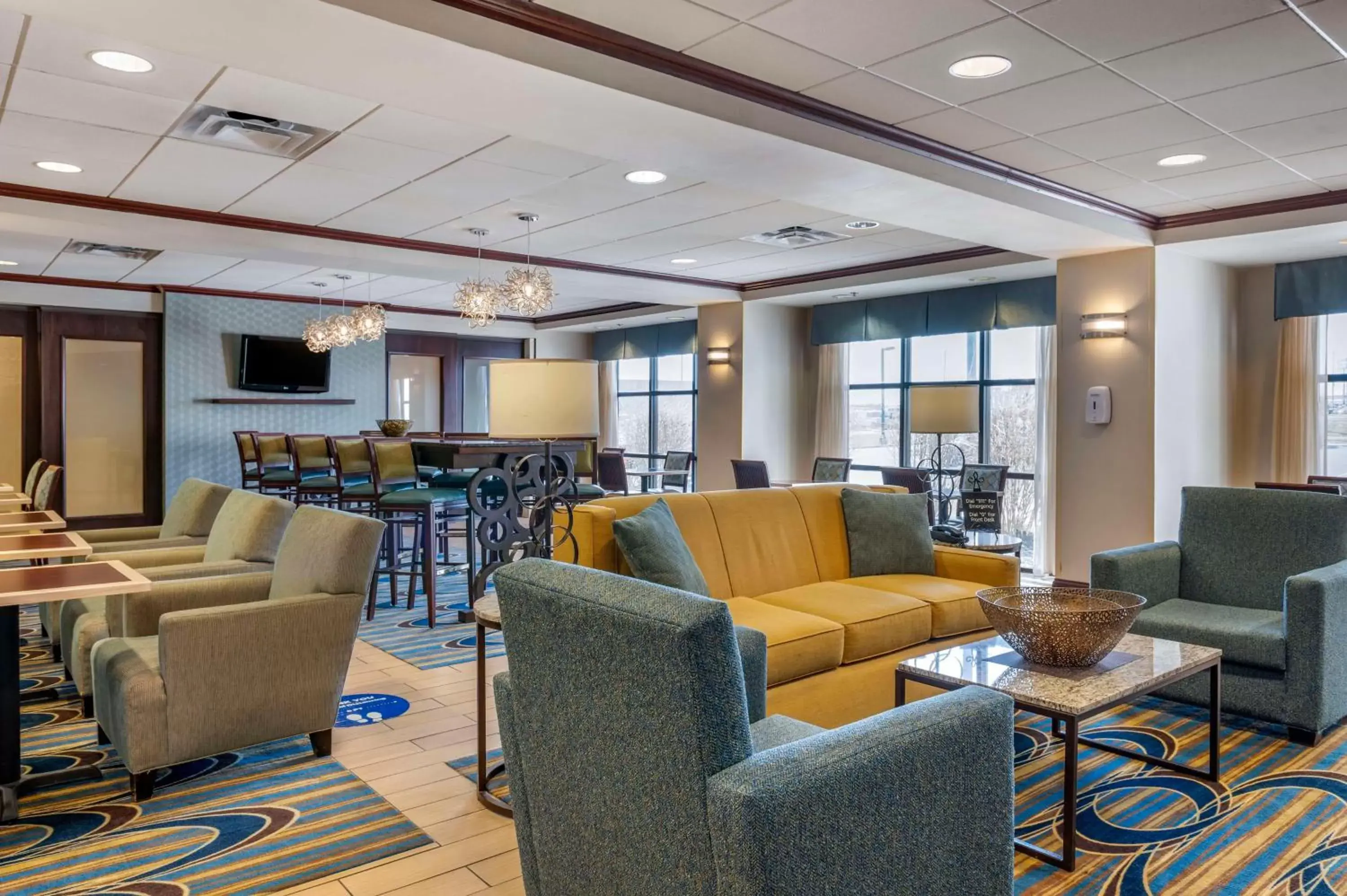 Lobby or reception in Hampton Inn Greenfield