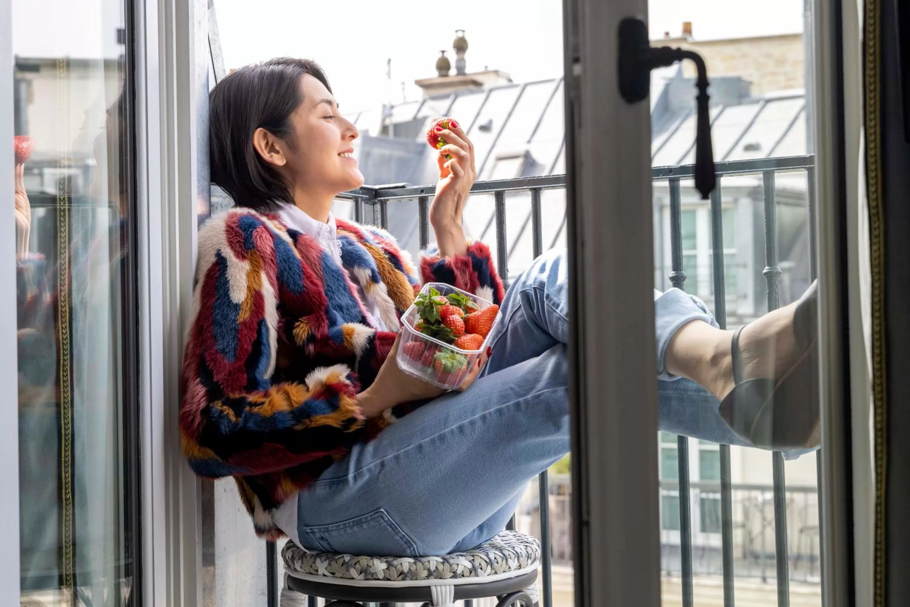 Balcony/Terrace in Hotel Louvre Montana