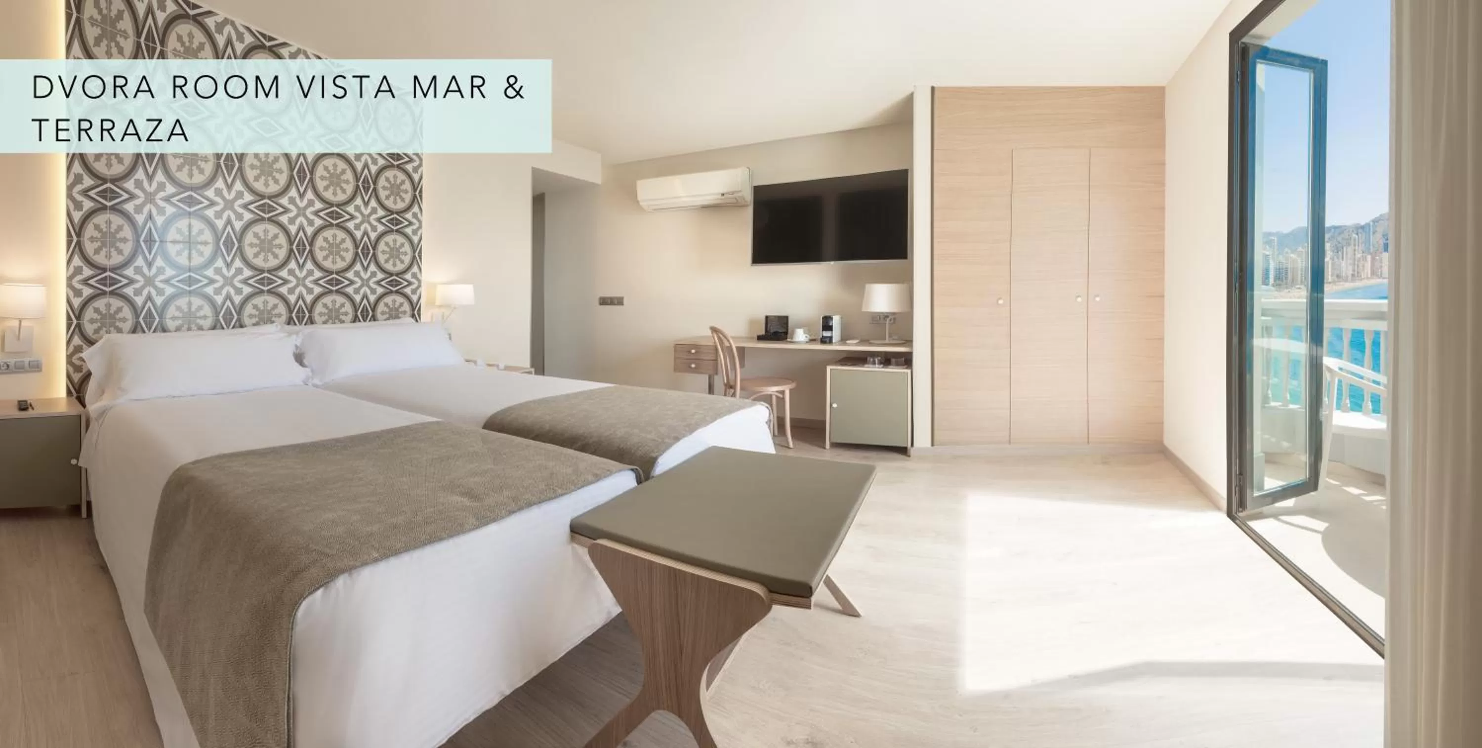 Bed in Gastrohotel Boutique RH Canfali