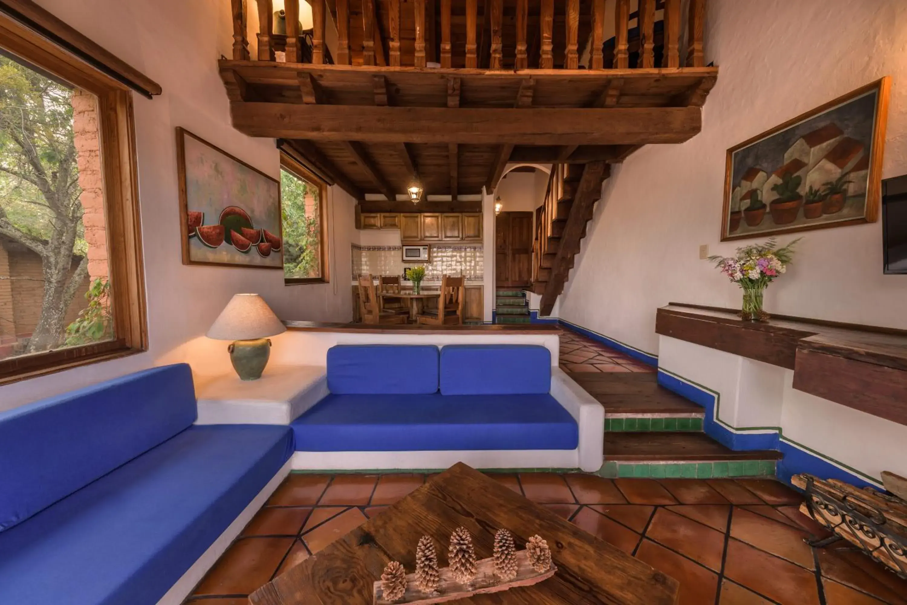 Living room, Seating Area in Tapalpa Country Club Hotel