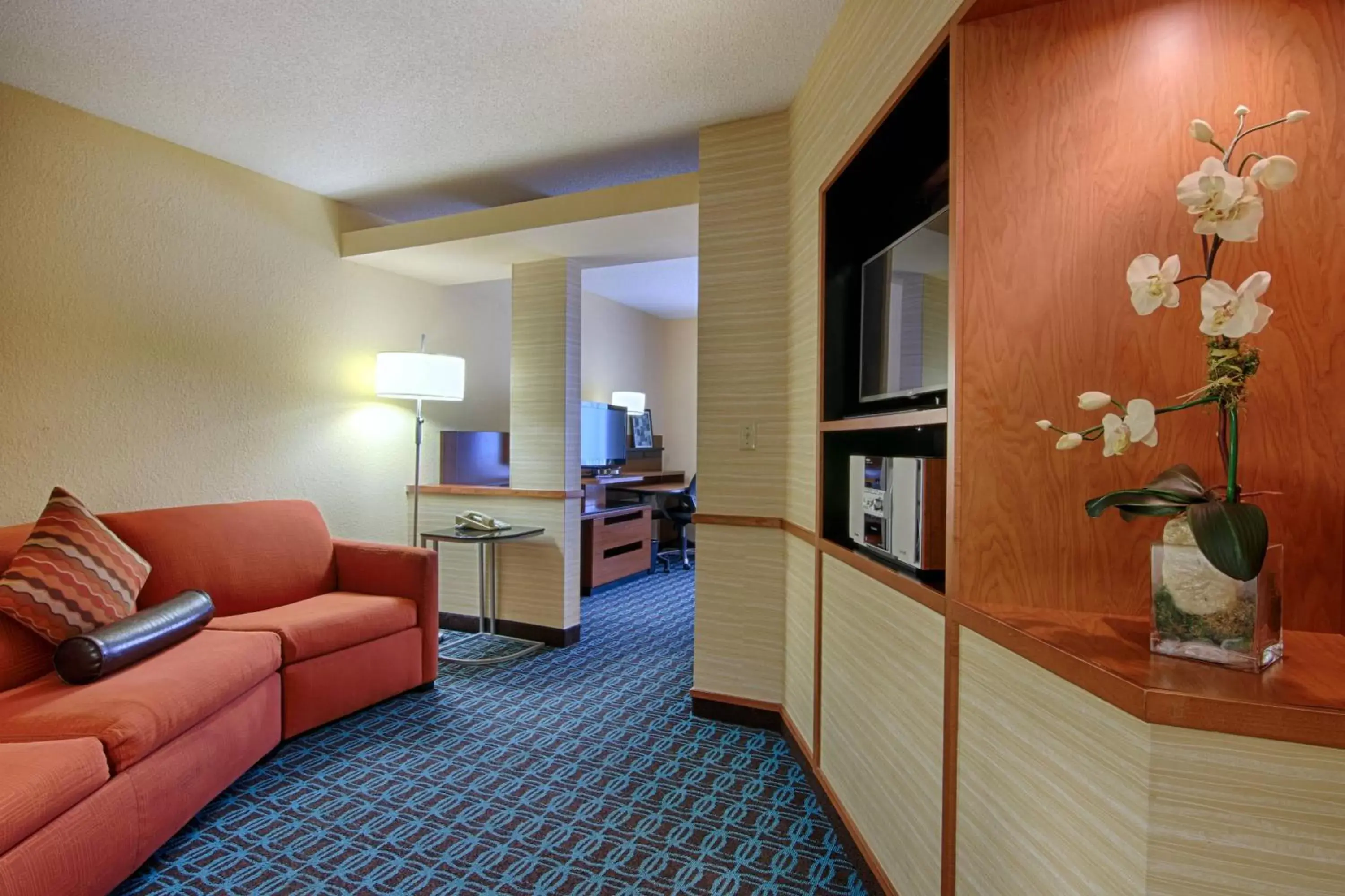 Living room, Seating Area in Fairfield Inn & Suites Jacksonville Airport