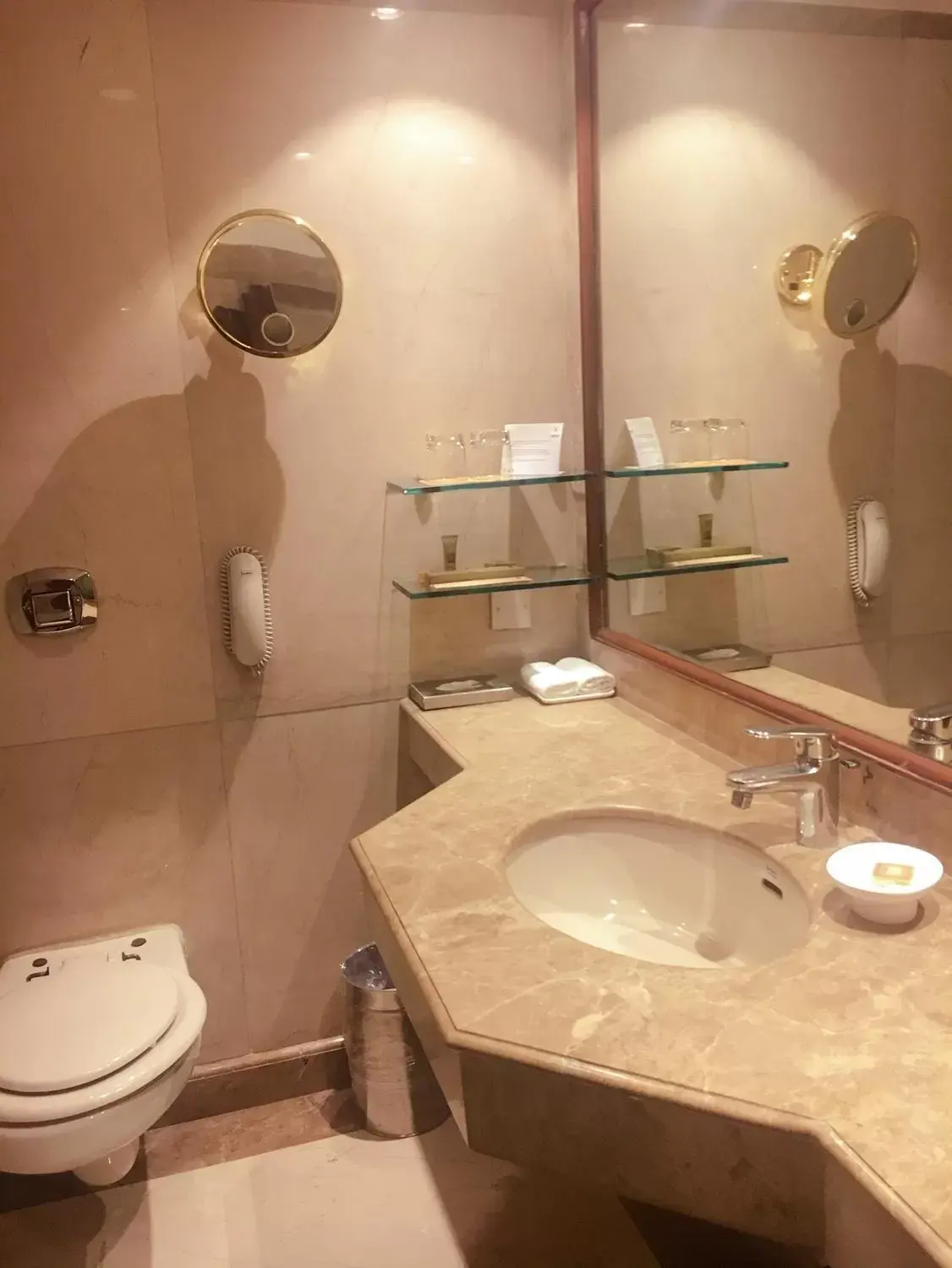 Bathroom in The Suryaa Hotel New Delhi