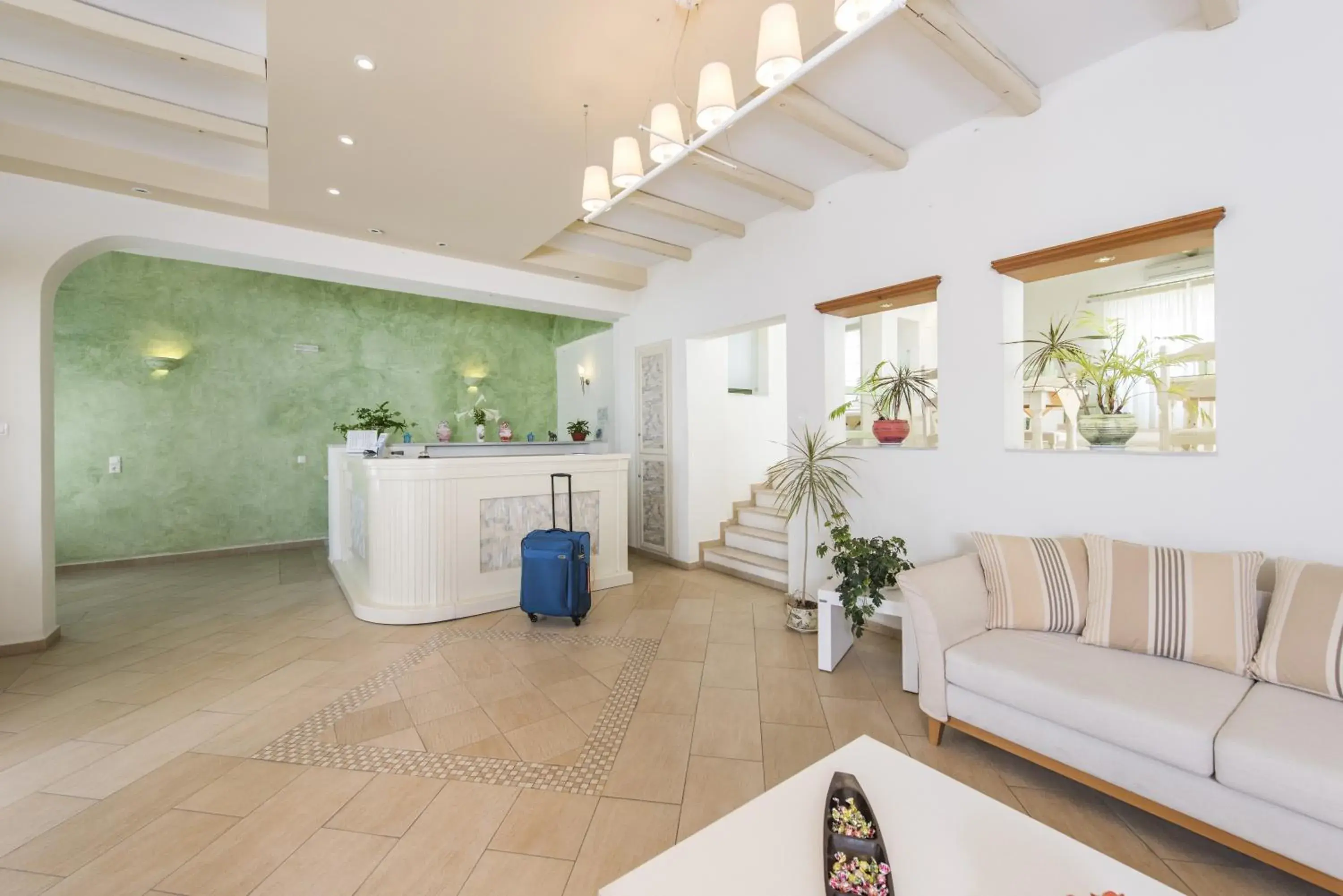 Lobby or reception in Nissos Thira Lobby or reception in Nissos Thira