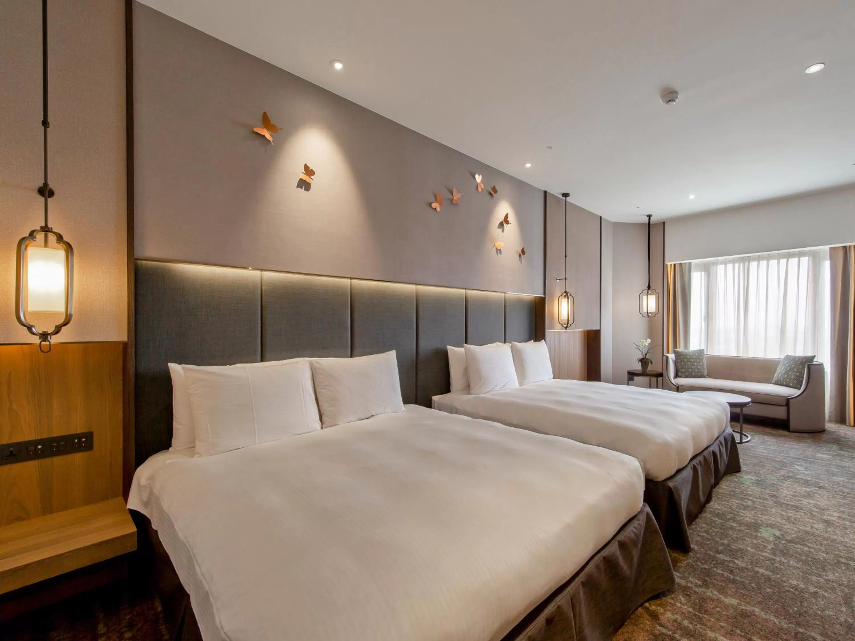 Bed in The Howard Prince Hotel Taichung