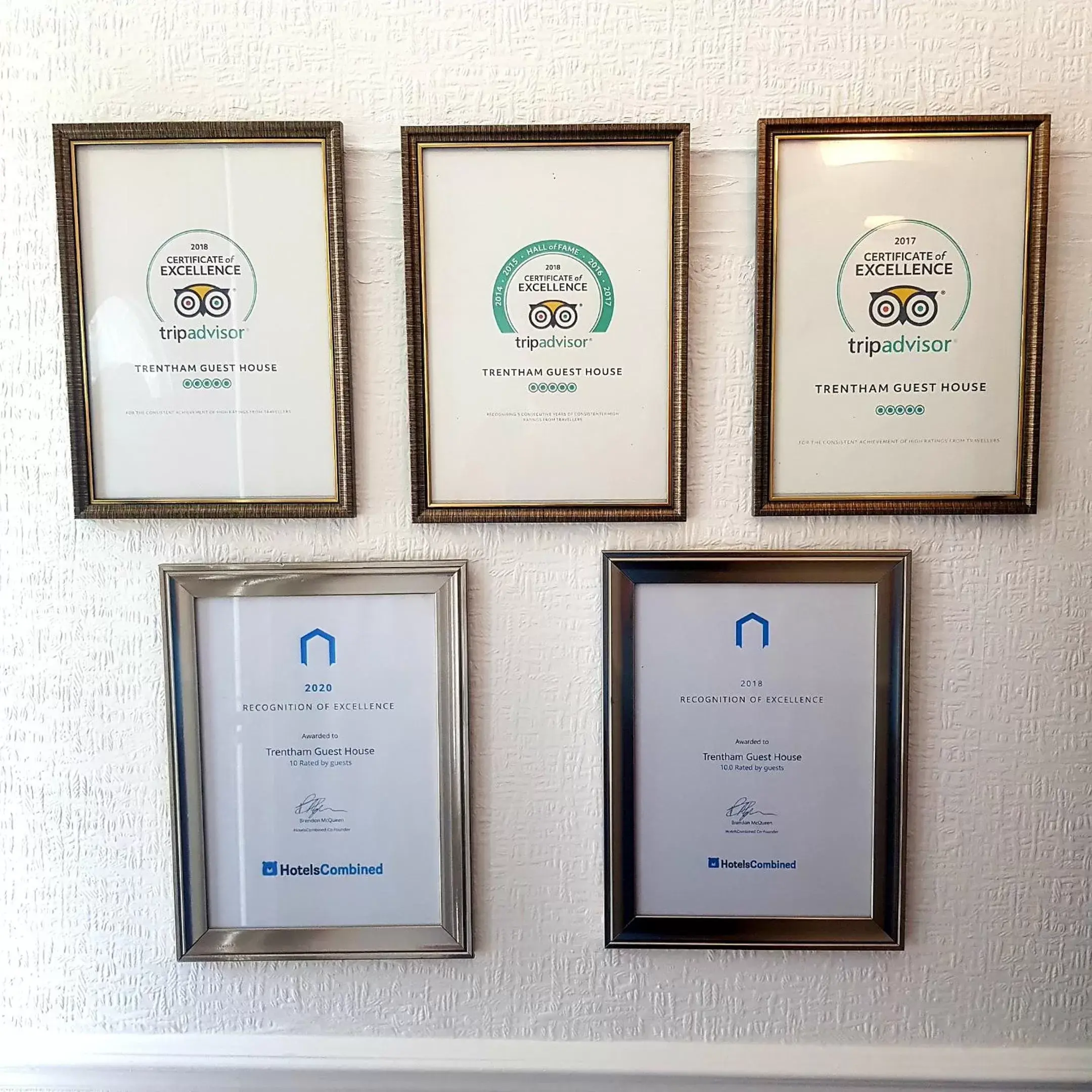 Certificate/Award, Logo/Certificate/Sign/Award in Trentham House