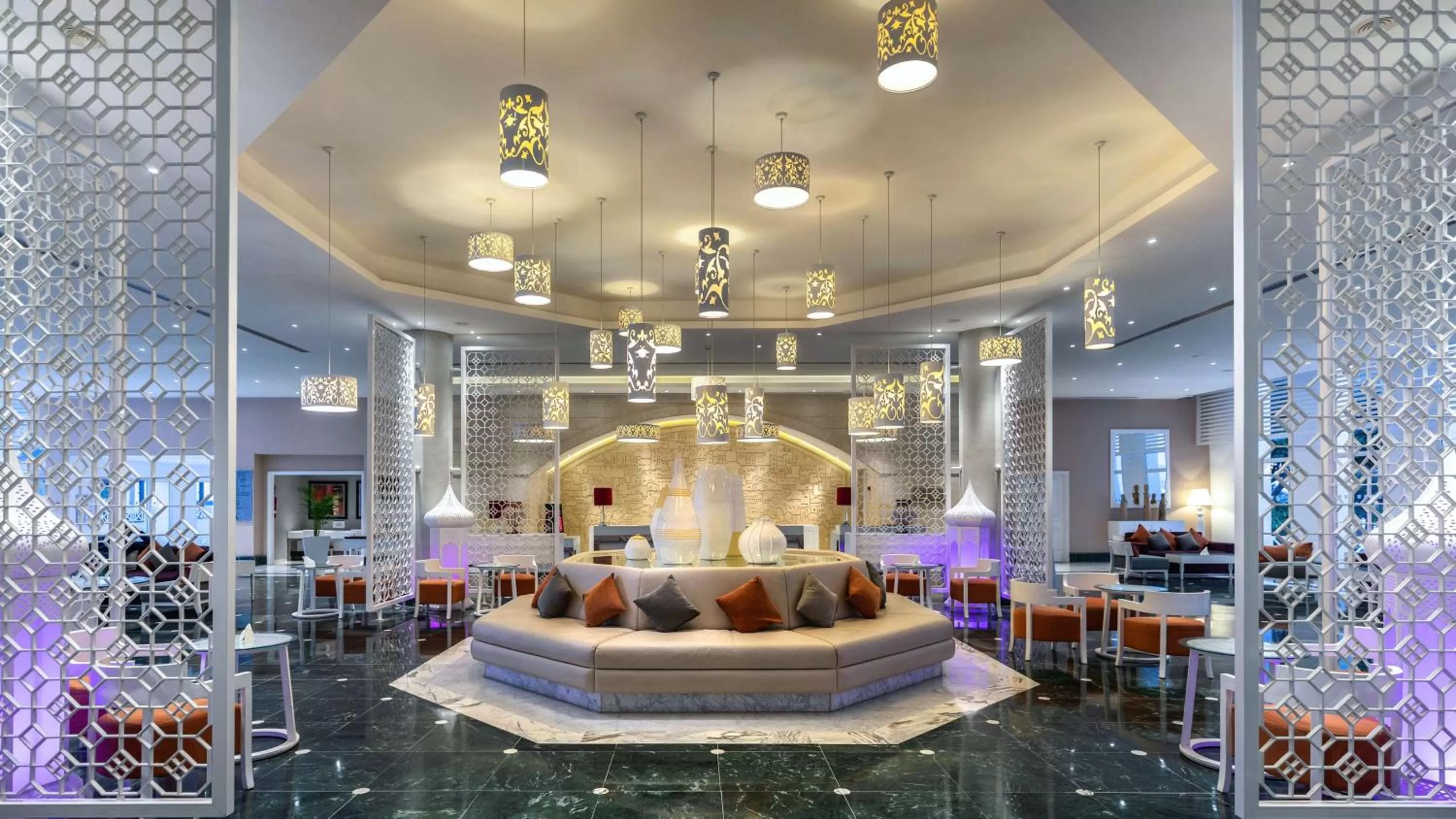 Lobby or reception in Radisson Blu Resort & Thalasso Hammamet