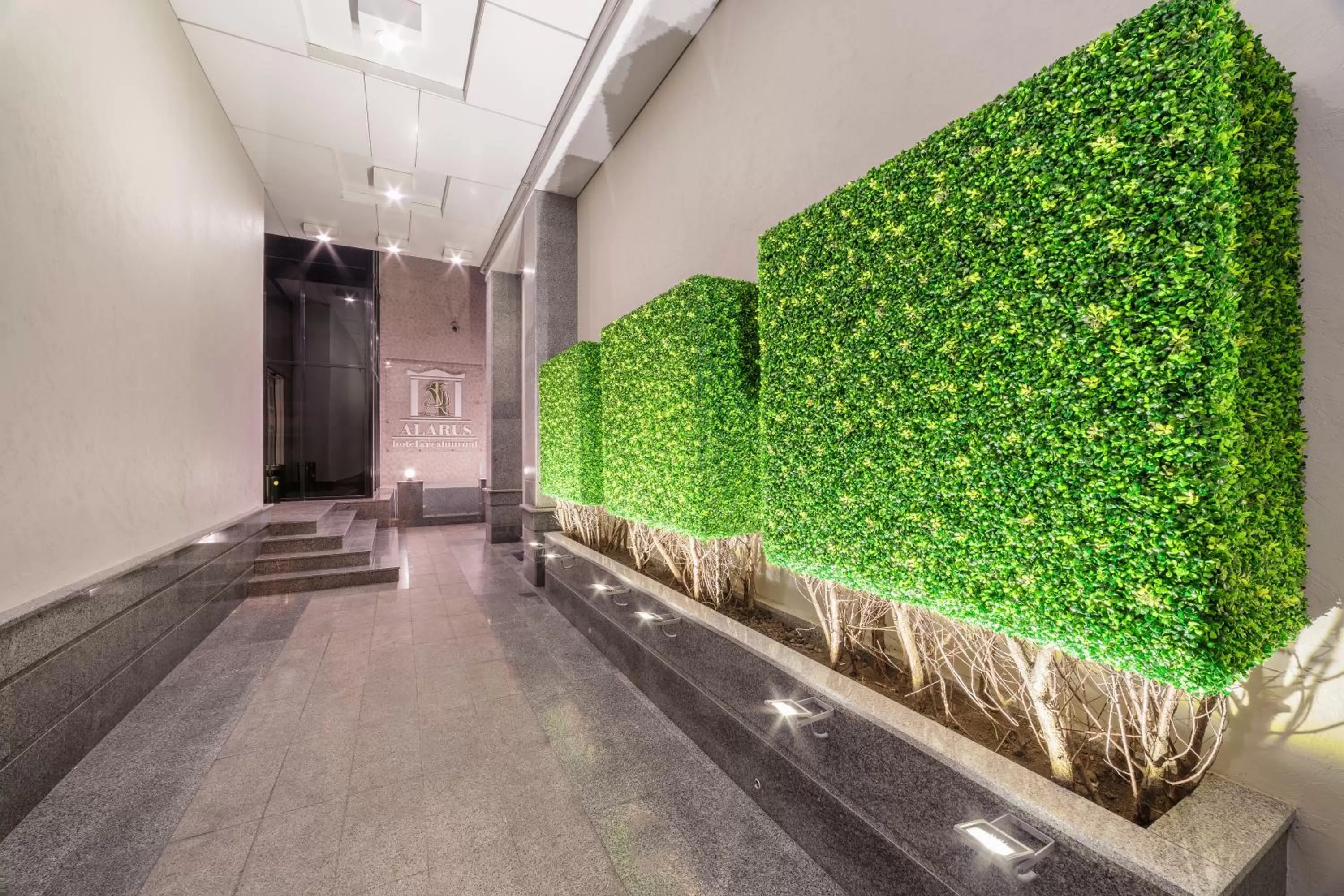 Facade/entrance in Alarus Luxe Hotel