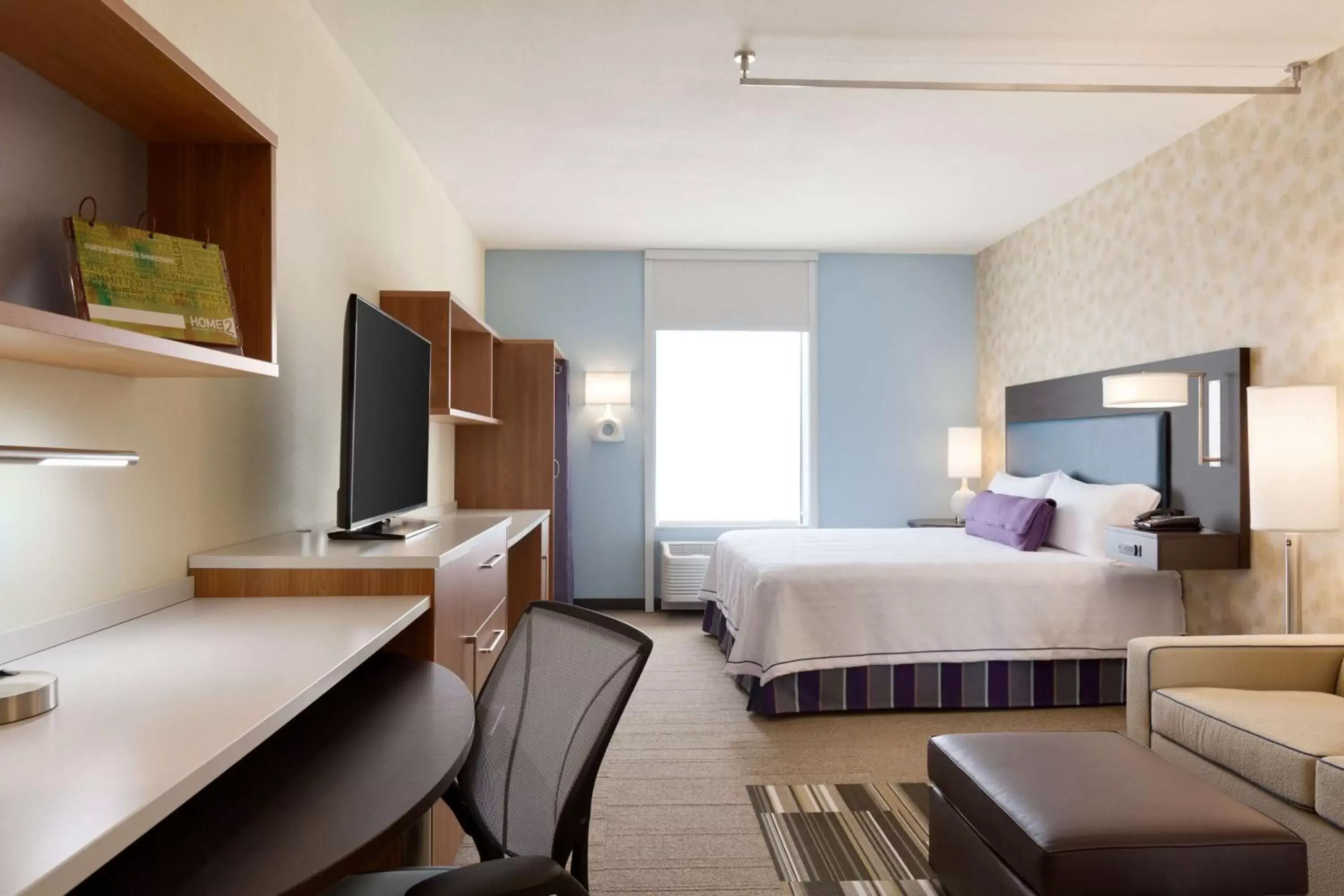 Bedroom, Bed in Home2 Suites By Hilton Oklahoma City Quail Springs Bedroom, Bed in Home2 Suites By Hilton Oklahoma City Quail Springs