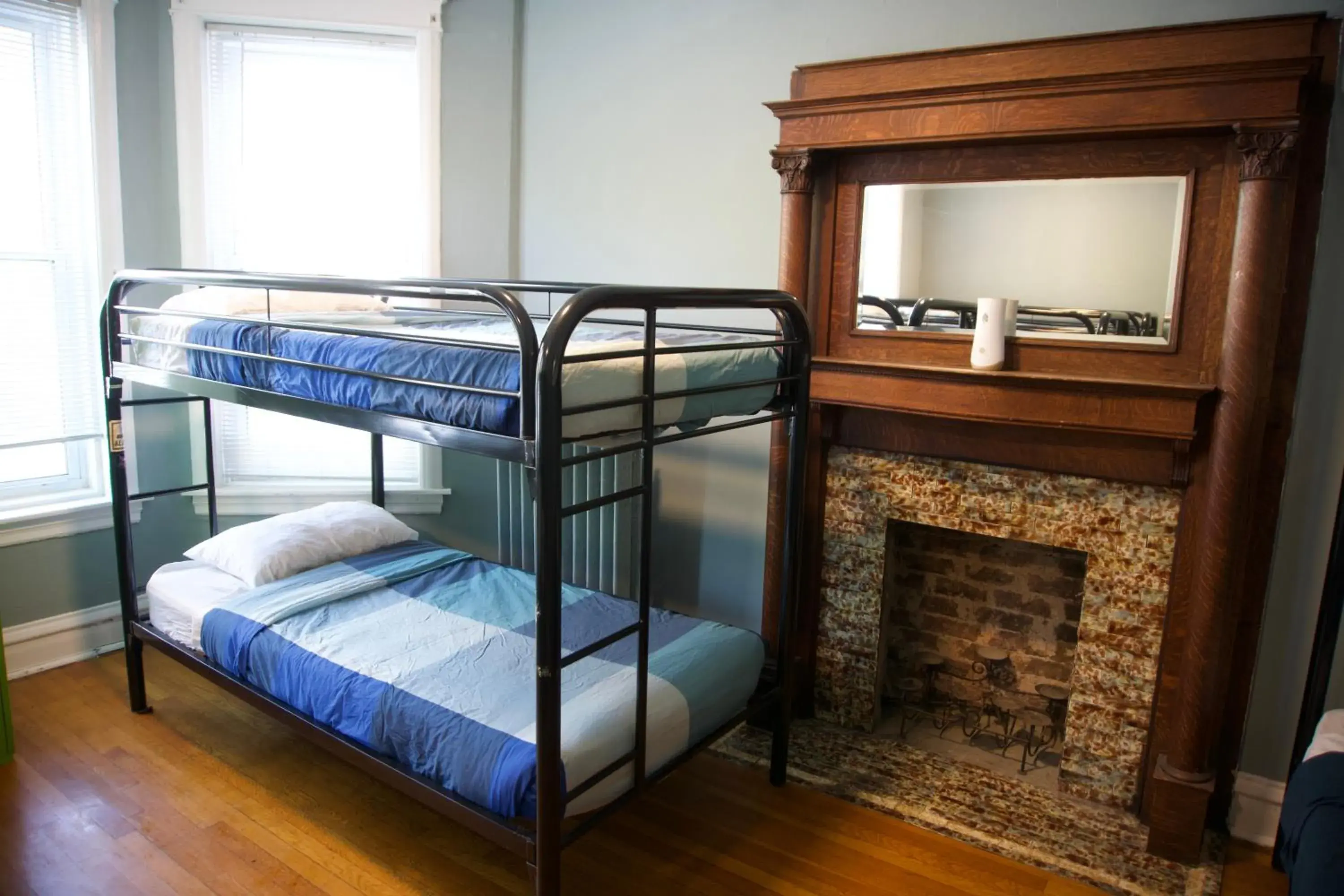 bunk bed in Wrigley Hostel