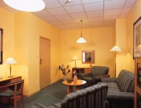 Seating area in Hotel Rychło