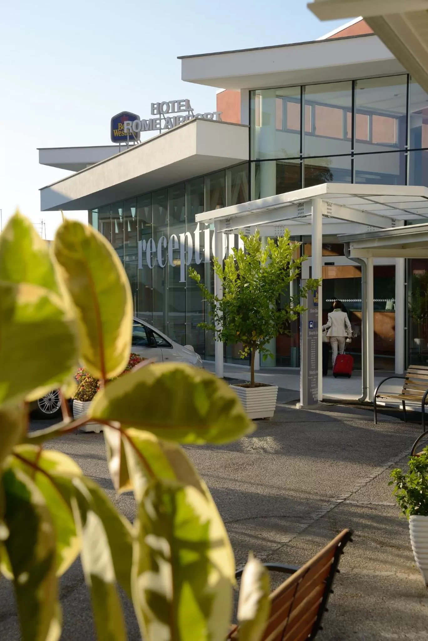 Facade/entrance in Best Western Hotel Rome Airport
