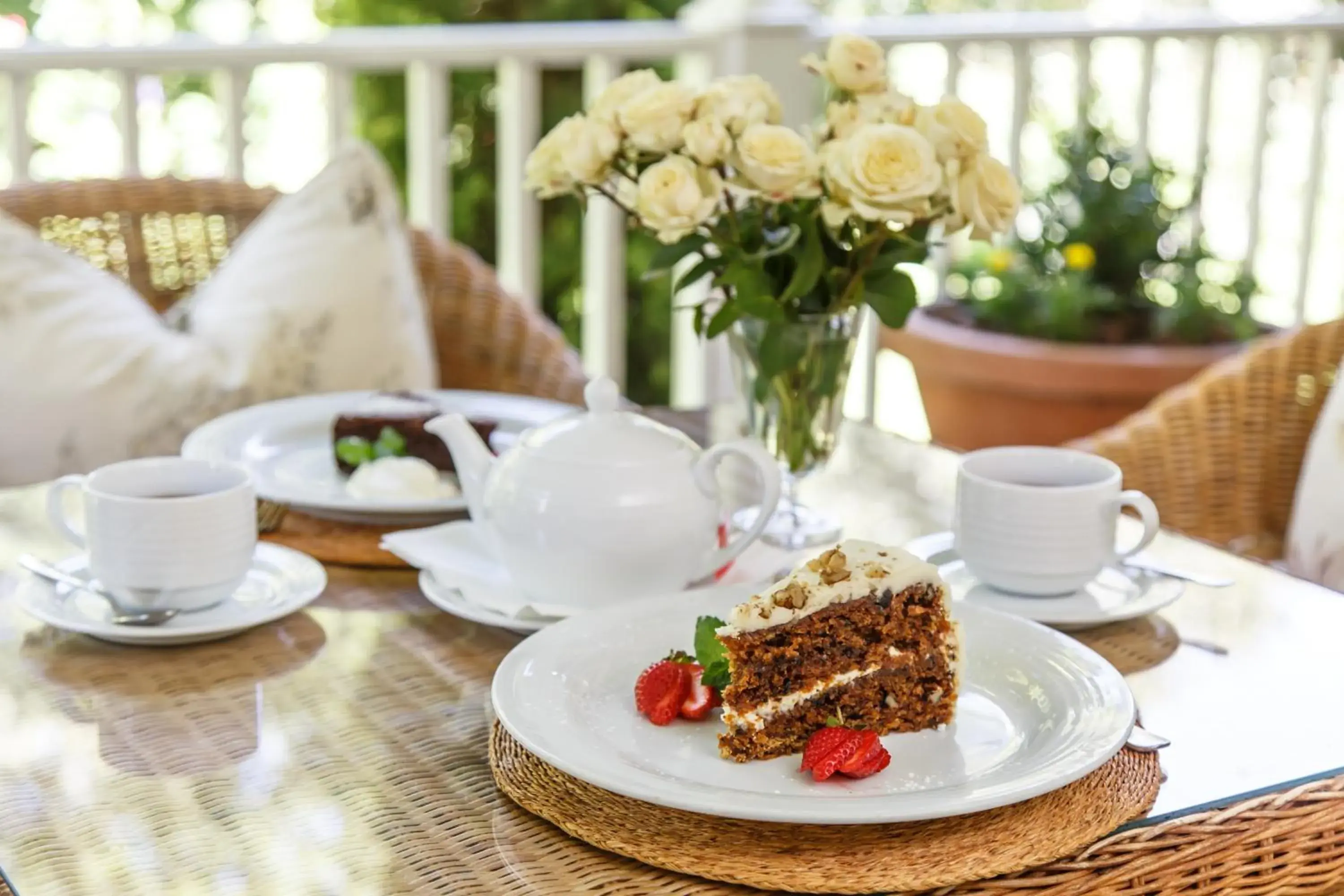 Food close-up in Rosenhof Boutique Hotel