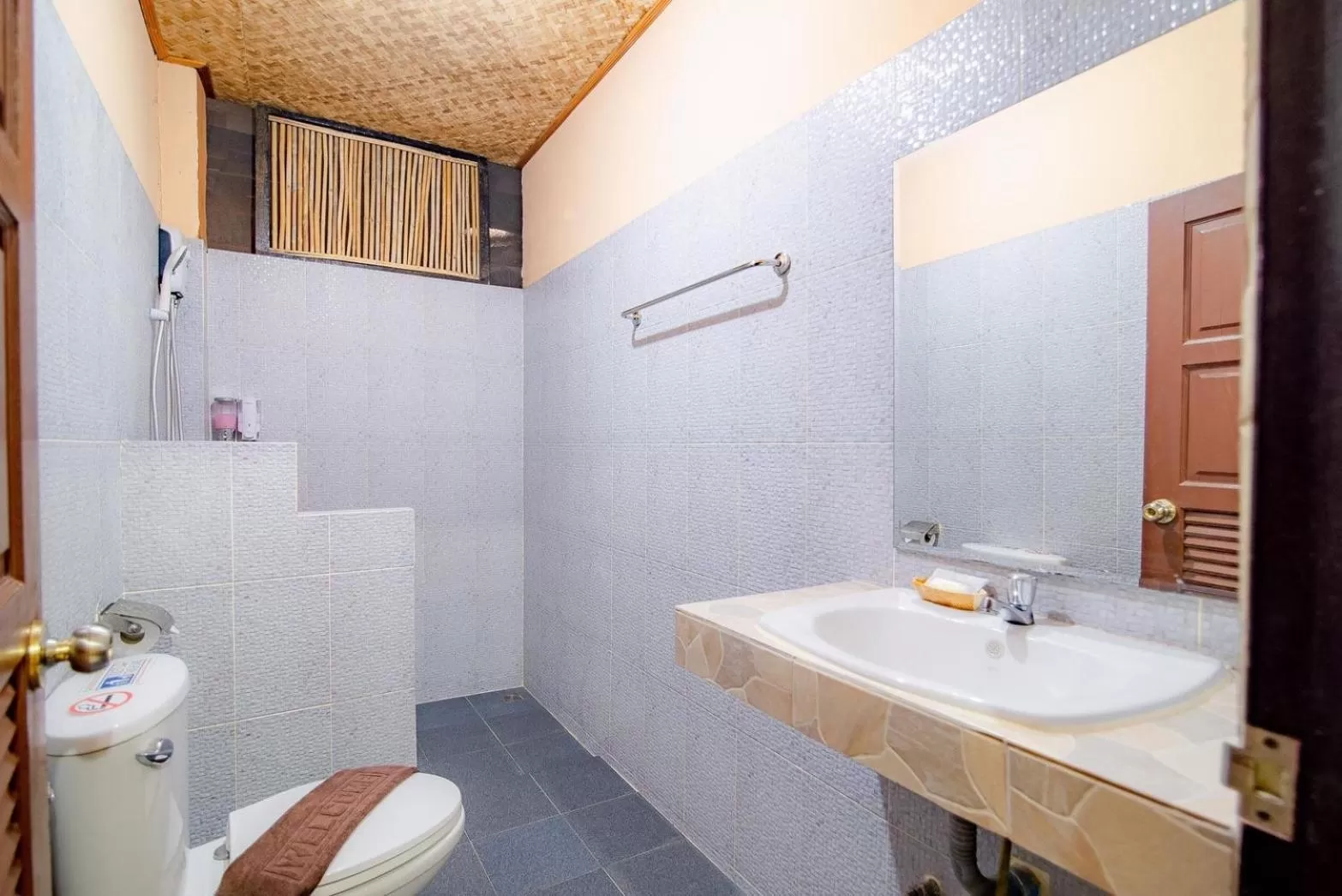 Shower in Panisara Pool Villa Resort Huahin