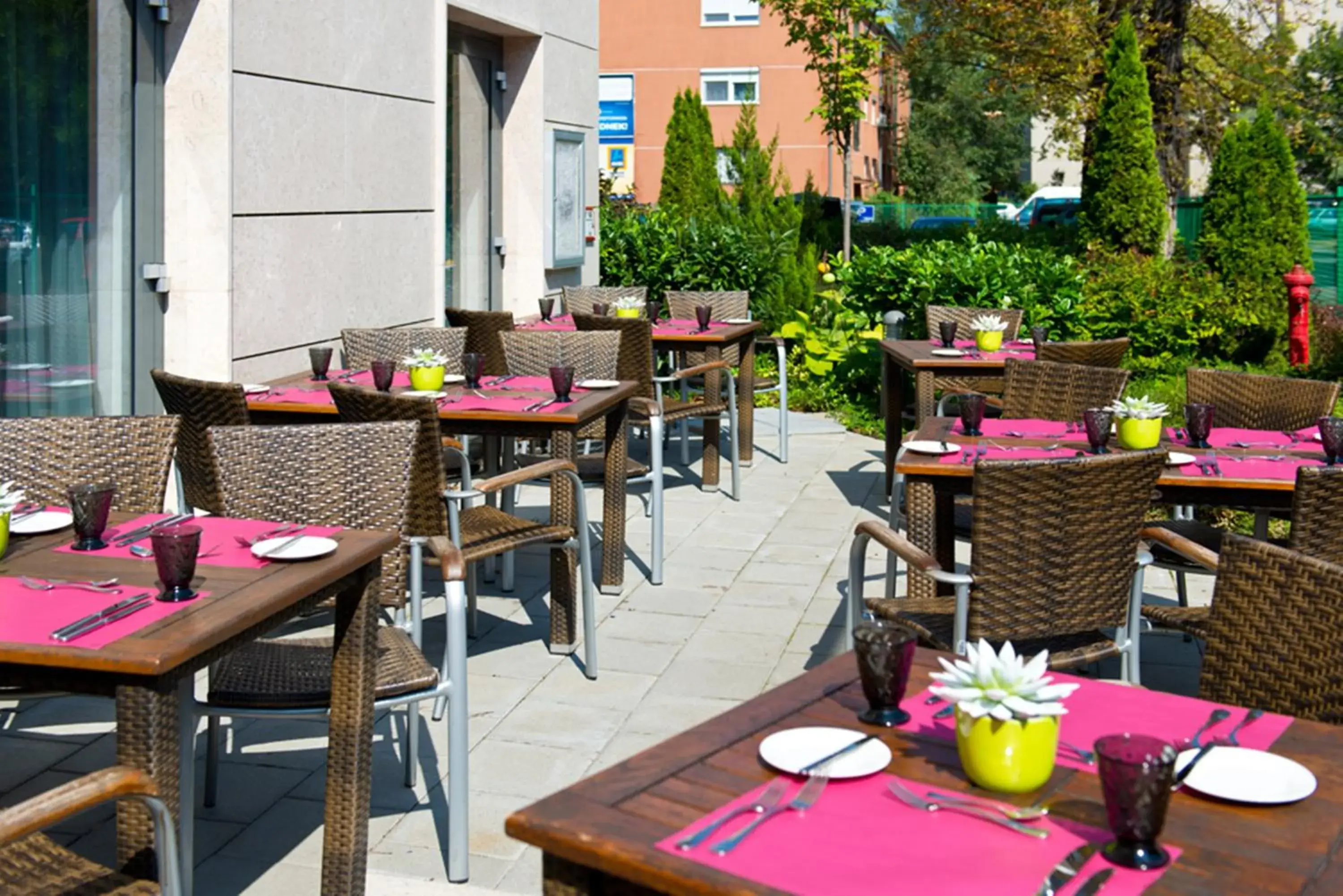 Balcony/Terrace, Restaurant/Places to Eat in Achat Premium Hotel Budapest