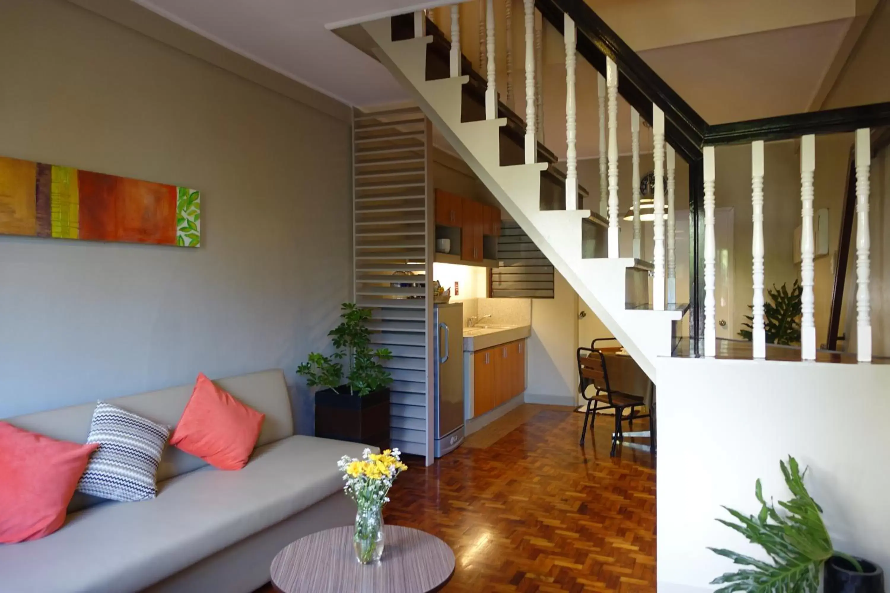 Living room, Seating Area in Baguio Holiday Villas