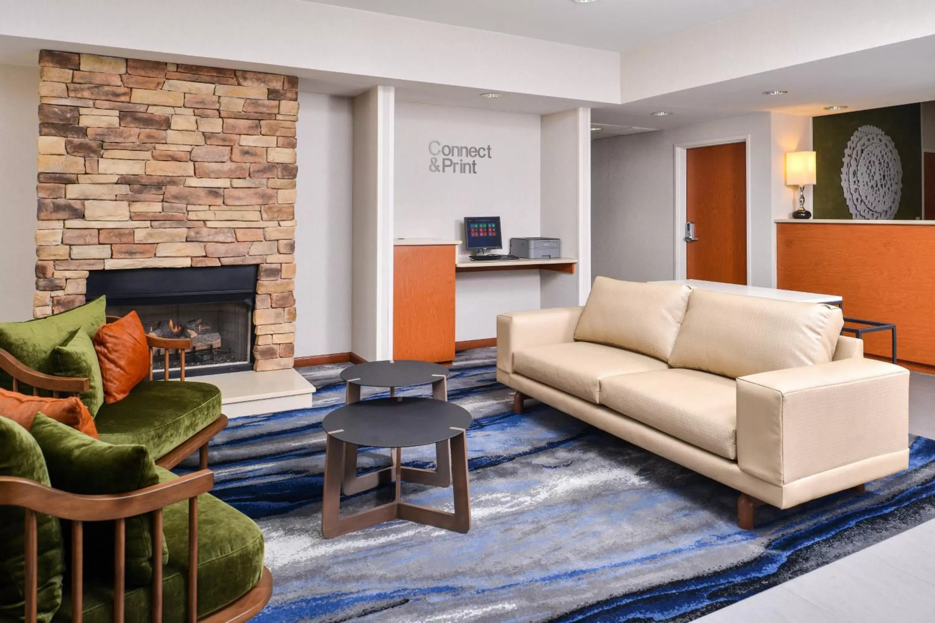 Lobby or reception, Seating Area in Fairfield Inn & Suites by Marriott Ocala