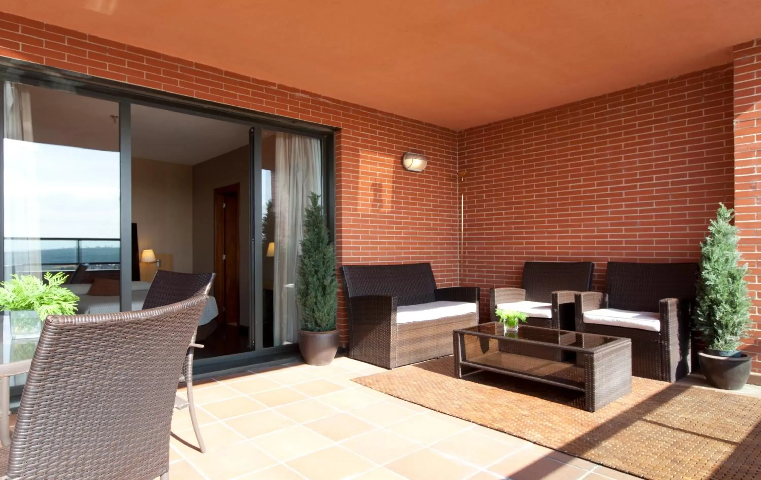 Balcony/Terrace in Hotel Bulevar Burgos