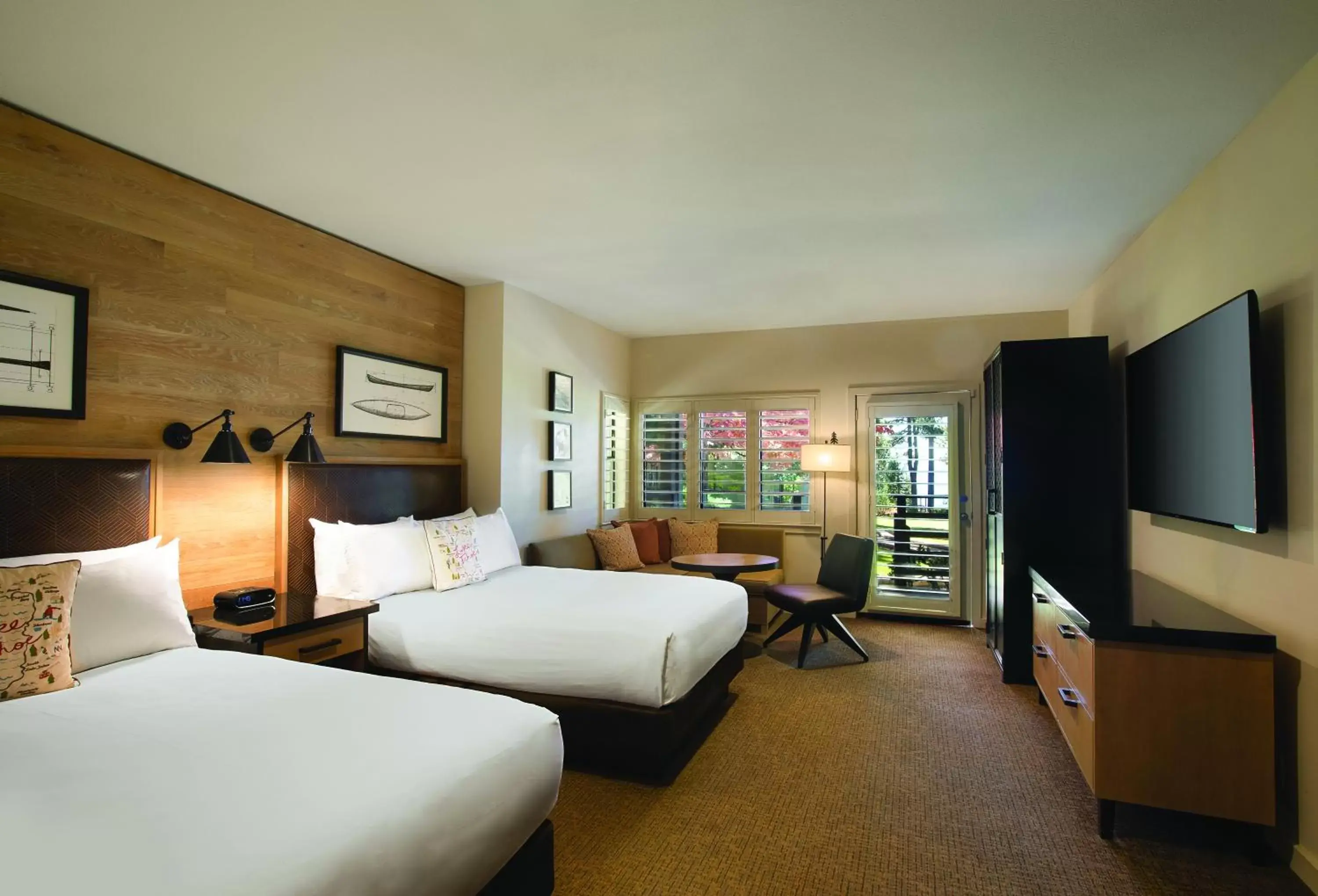 Double Room with Two Double Beds and Lake View in Hyatt Regency Lake Tahoe Resort, Spa & Casino