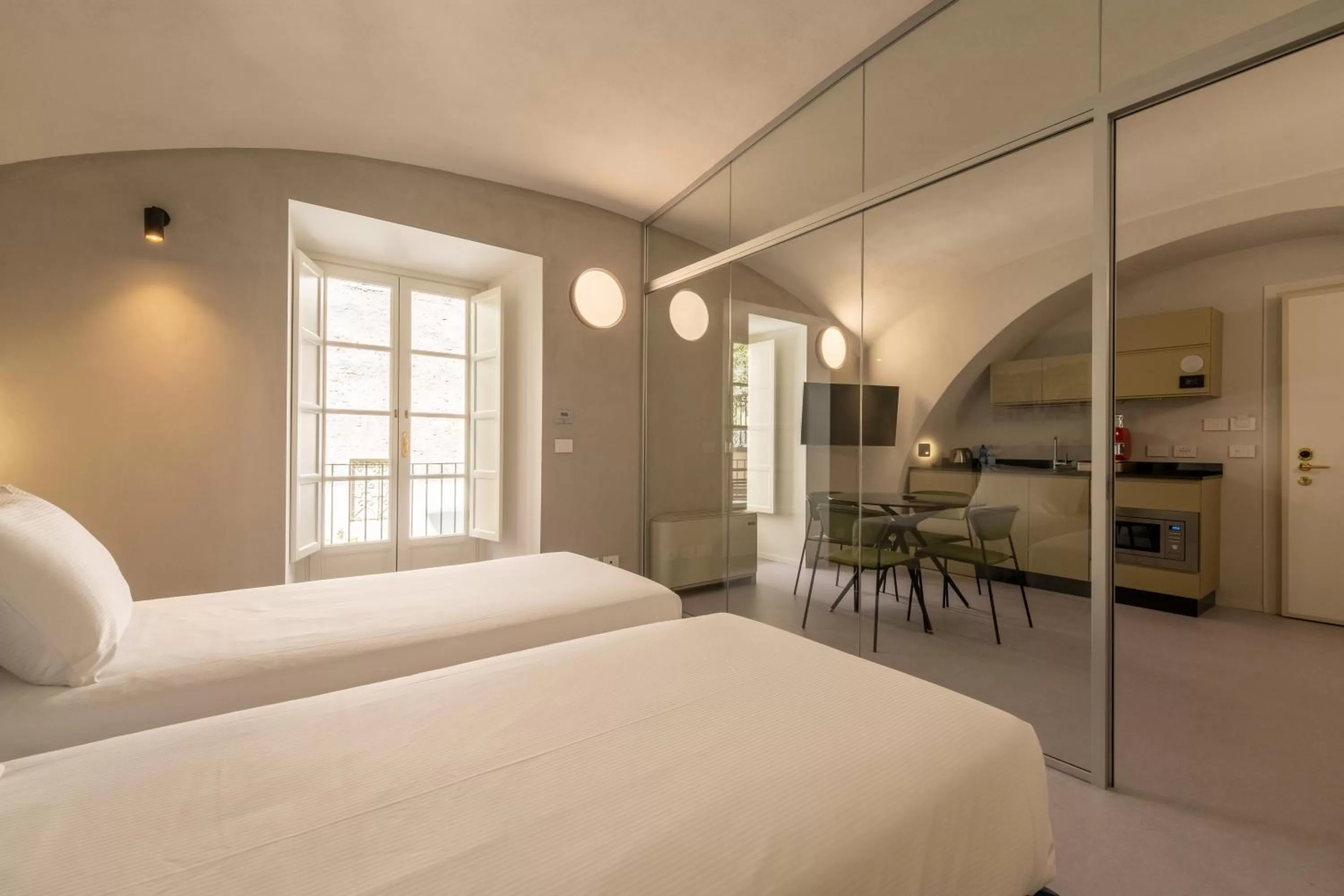 Kitchen or kitchenette, Bed in Oriana Homèl Torino