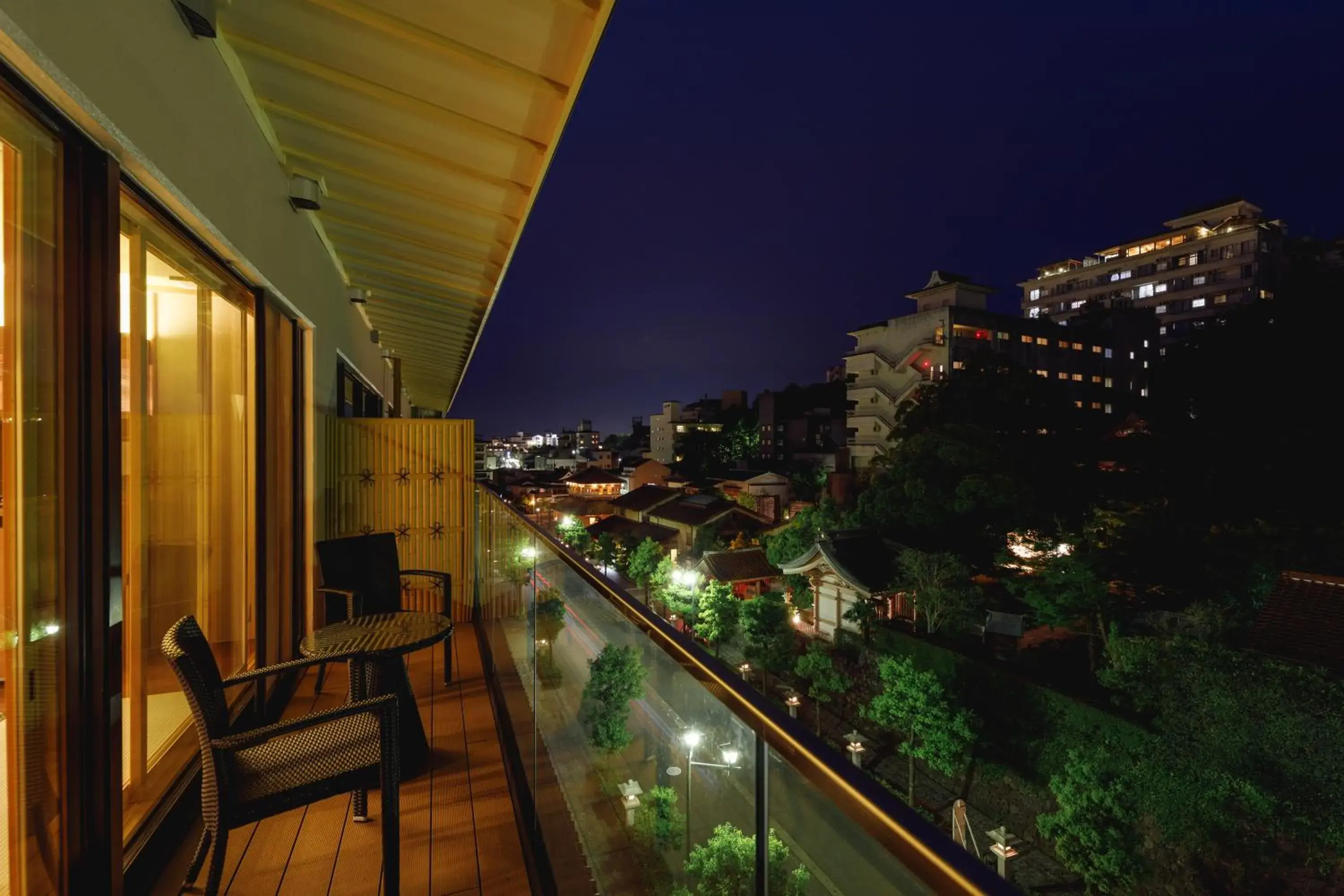View (from property/room), Balcony/Terrace in Tachibana Shikitei