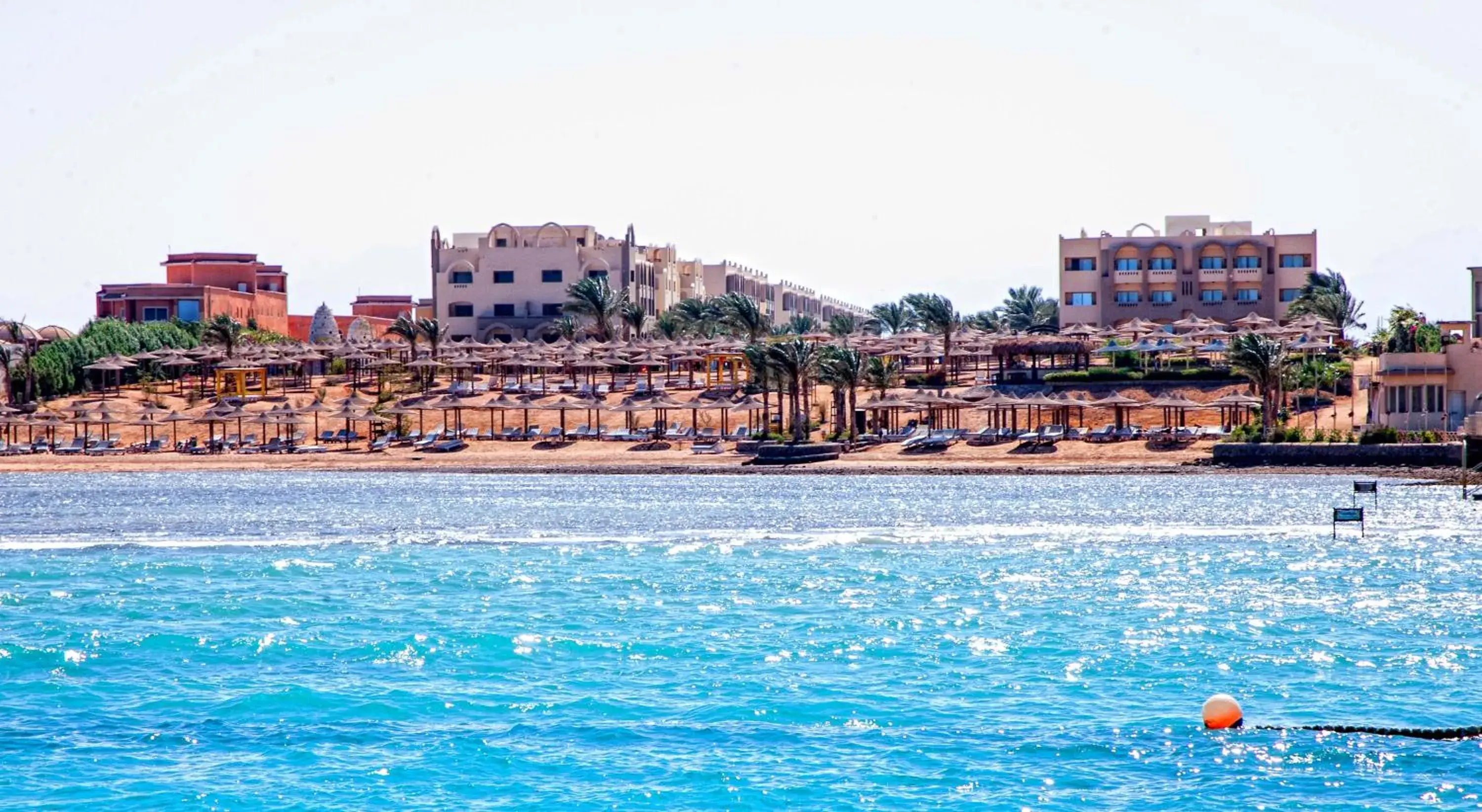 Beach in El Karma Beach Resort & Aqua Park - Hurghada