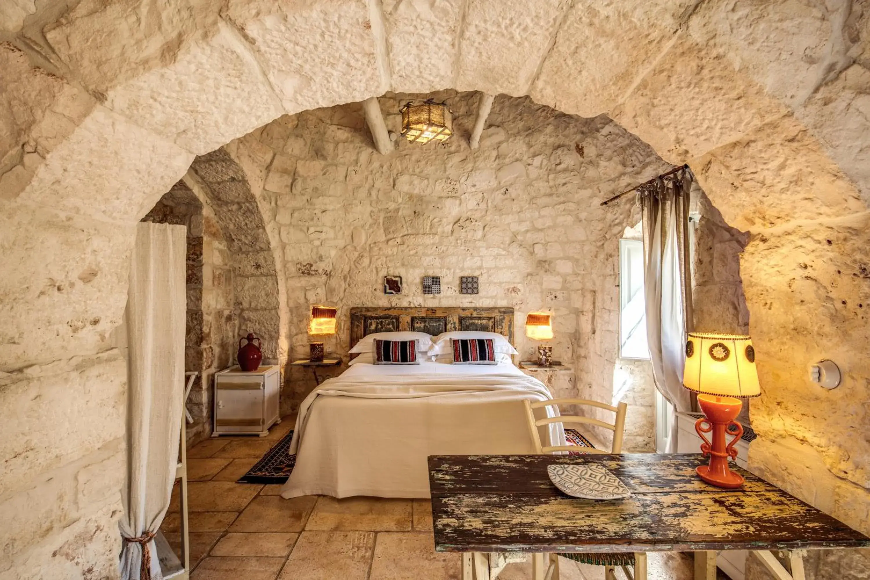 Bed in Masseria Cervarolo