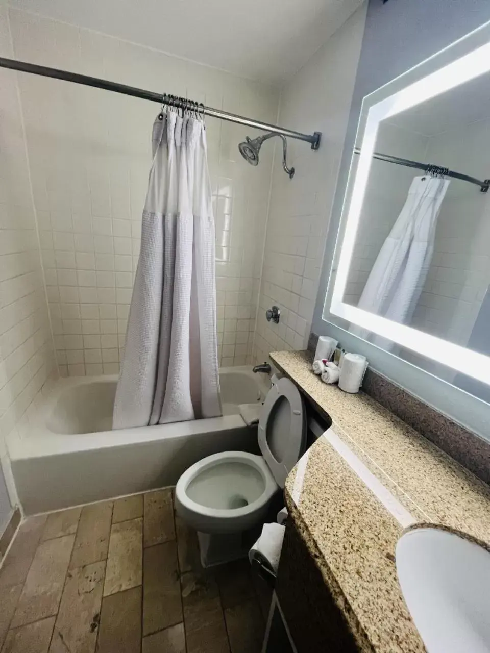 Bathroom in Wingate Houston near NRG Park/Medical Center